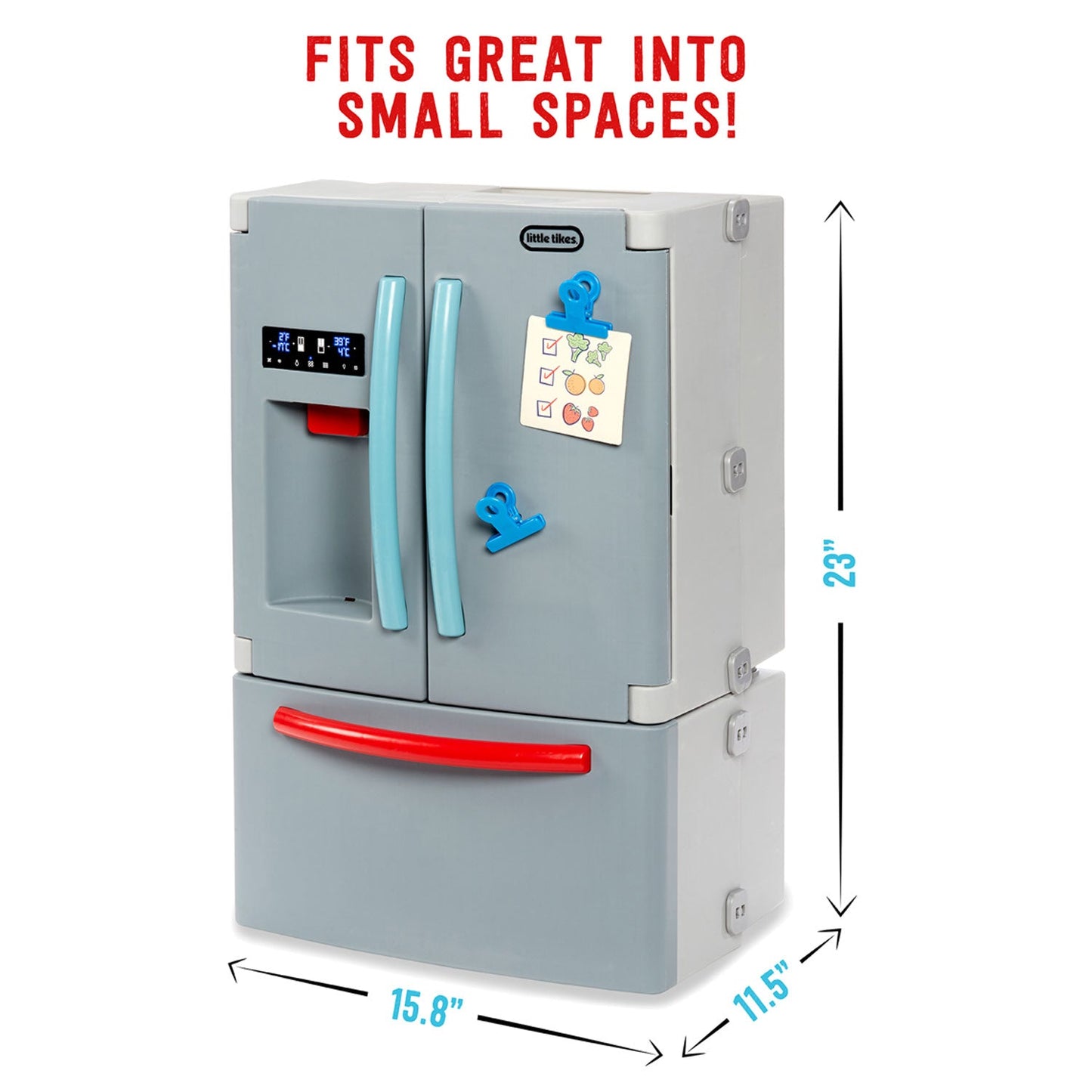 Little Tikes First Fridge – Realistic Pretend Play Refrigerator New