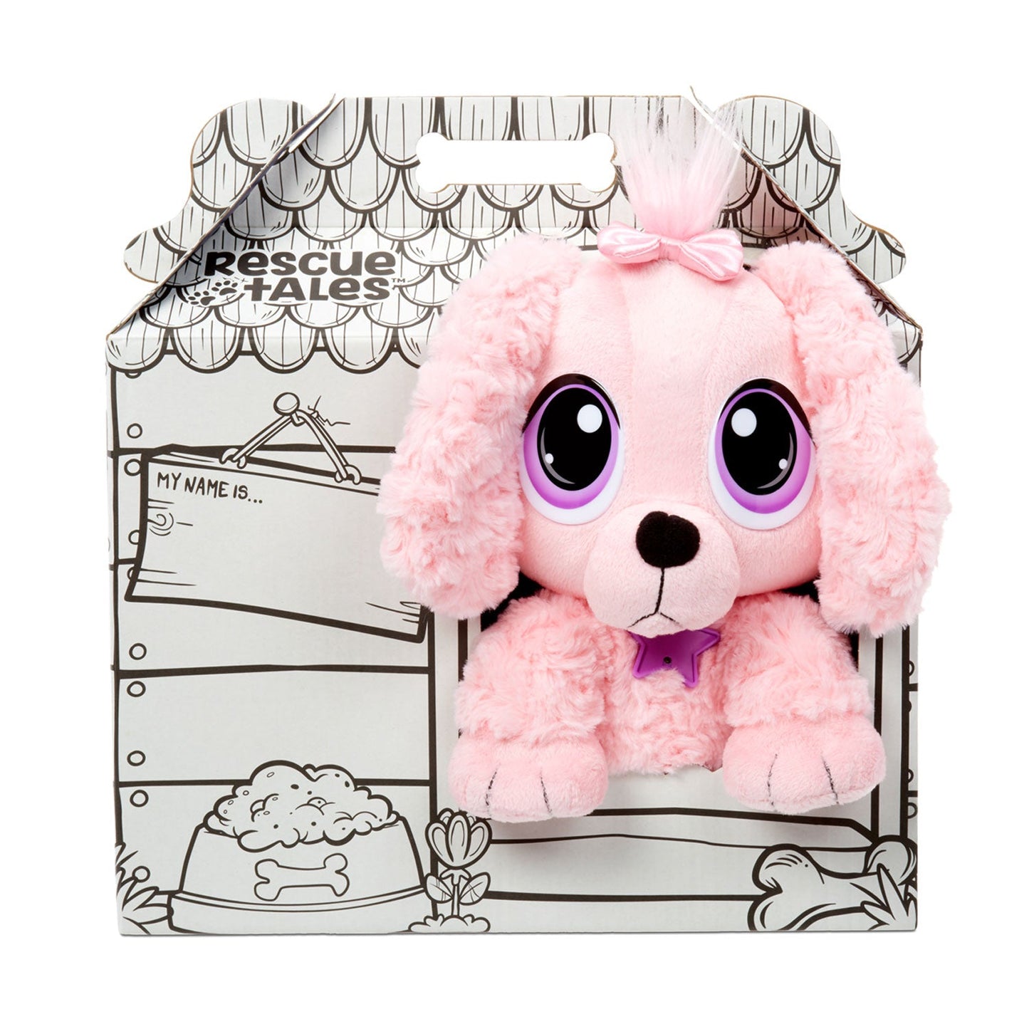Rescue Tales Pink Poodle Plush Toy - Adoptable Pet with Doghouse | Little Tikes Online