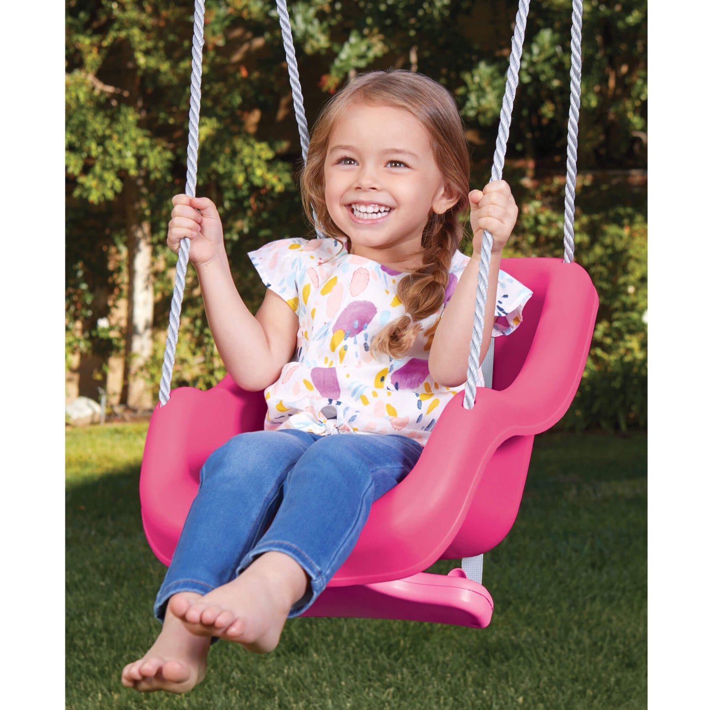 Little Tikes 2-in-1 Snug 'n Secure™ Swing - Magenta For Sale