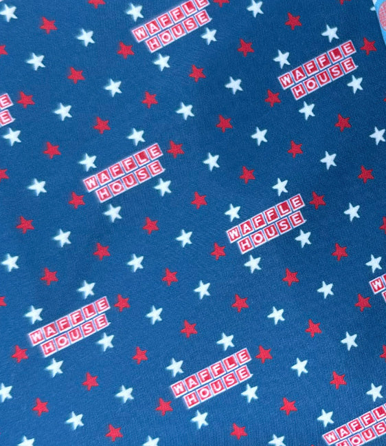 Onward Reserve Waffle House Stars Swim Trunk - Ensign Blue