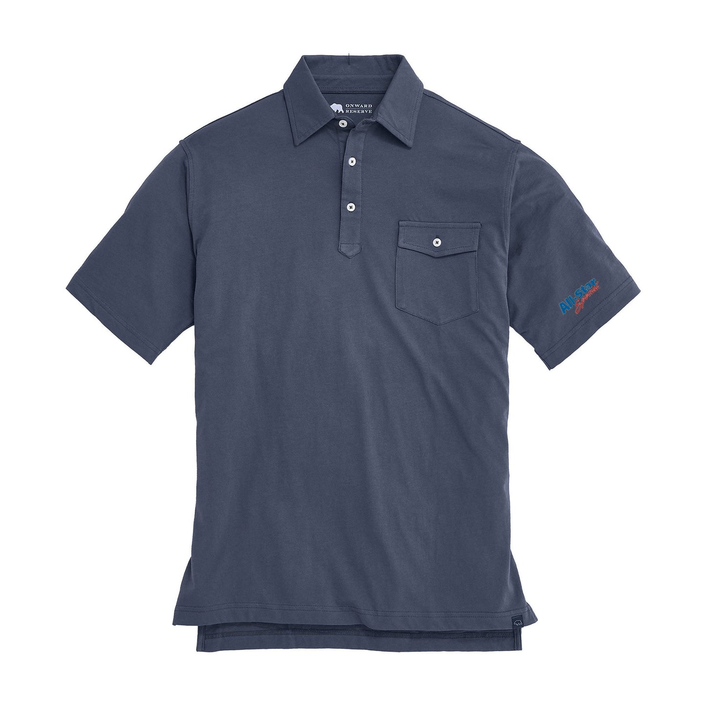 Onward Reserve Waffle House All Star Special Old School Polo - Vintage Indigo