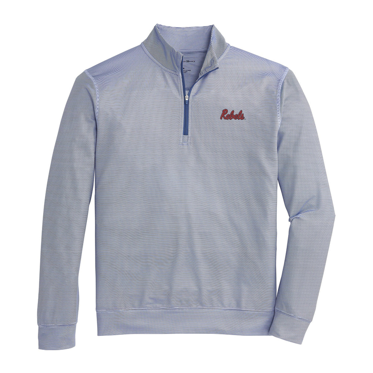 Onward Reserve Ole Miss Rebels Hairline Stripe Printed Performance 1/4 Zip