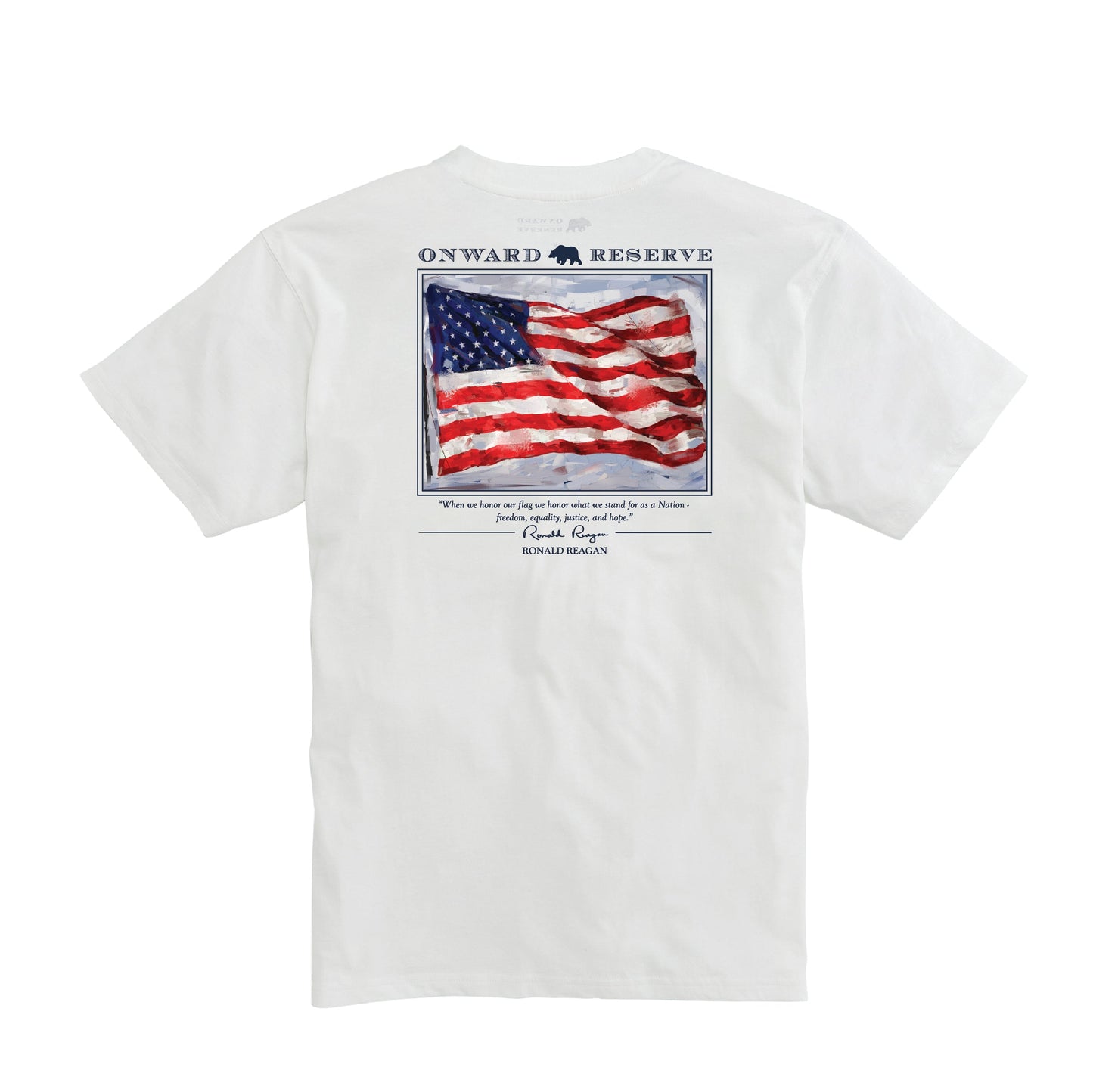 Onward Reserve Old Glory Tee - White