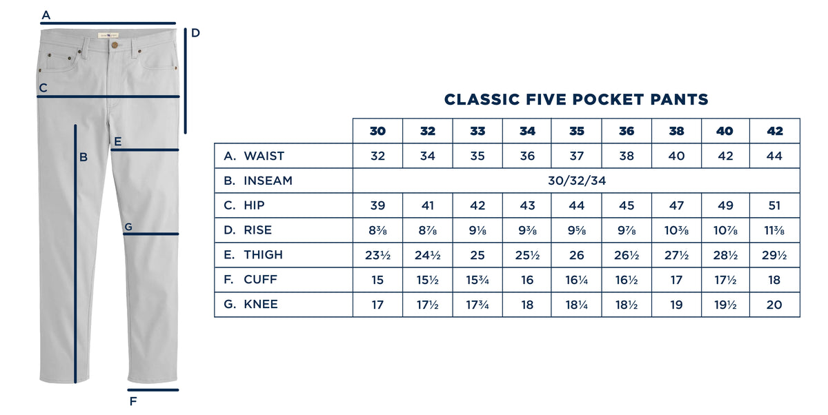 Onward Reserve Classic Five Pocket Pant - Teak