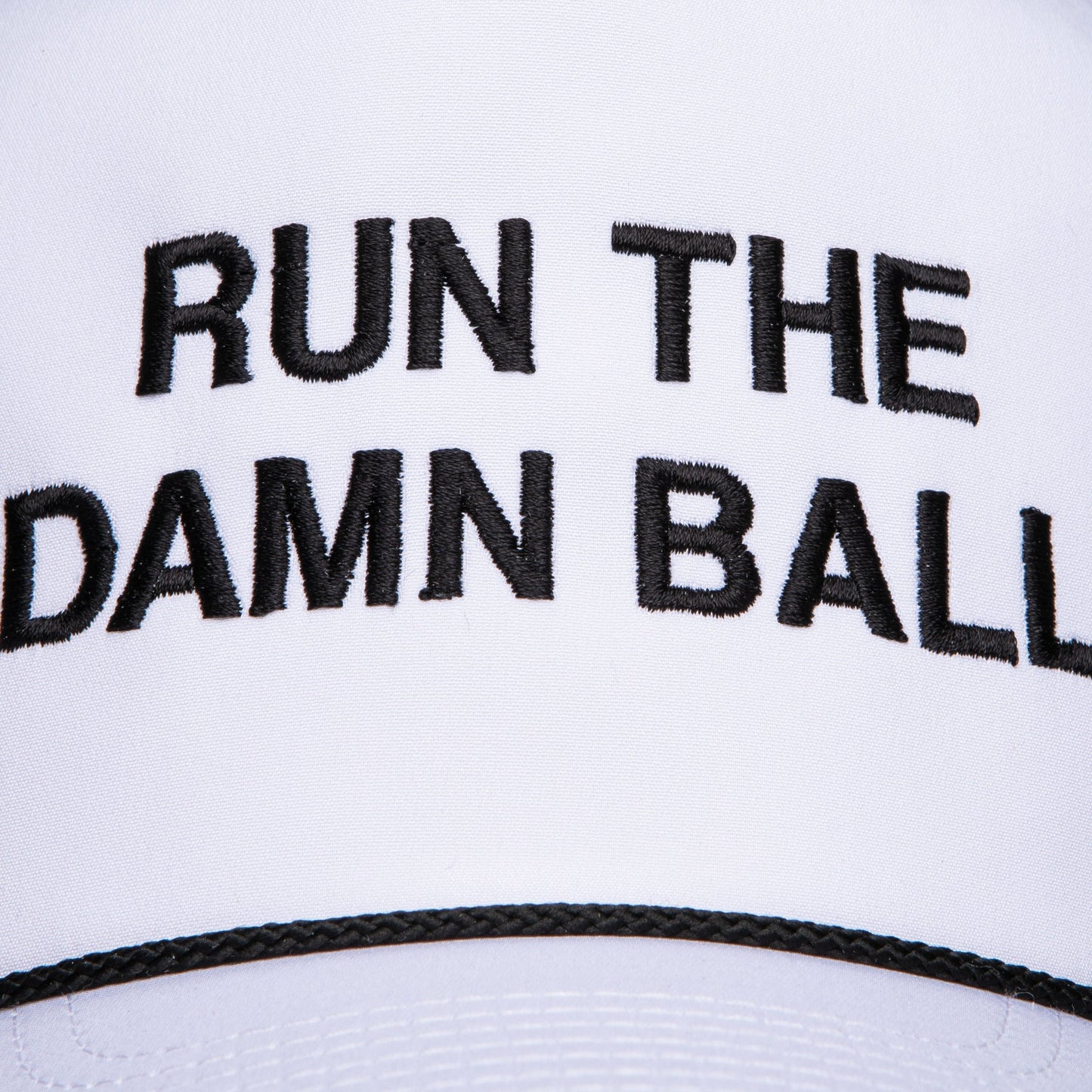 Onward Reserve Run The Damn Ball Rope Hat - Black/White