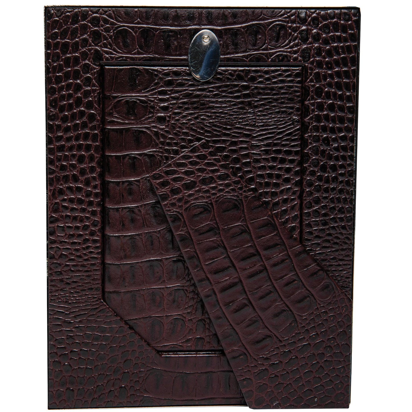 Onward Reserve Leather Crocodile Frame with Nickel Rim - 4x6