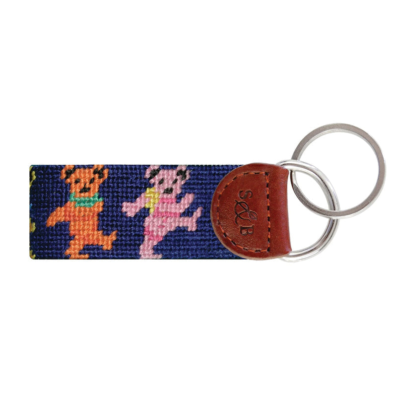 Onward Reserve Dancing Bears Key Fob - Classic Navy