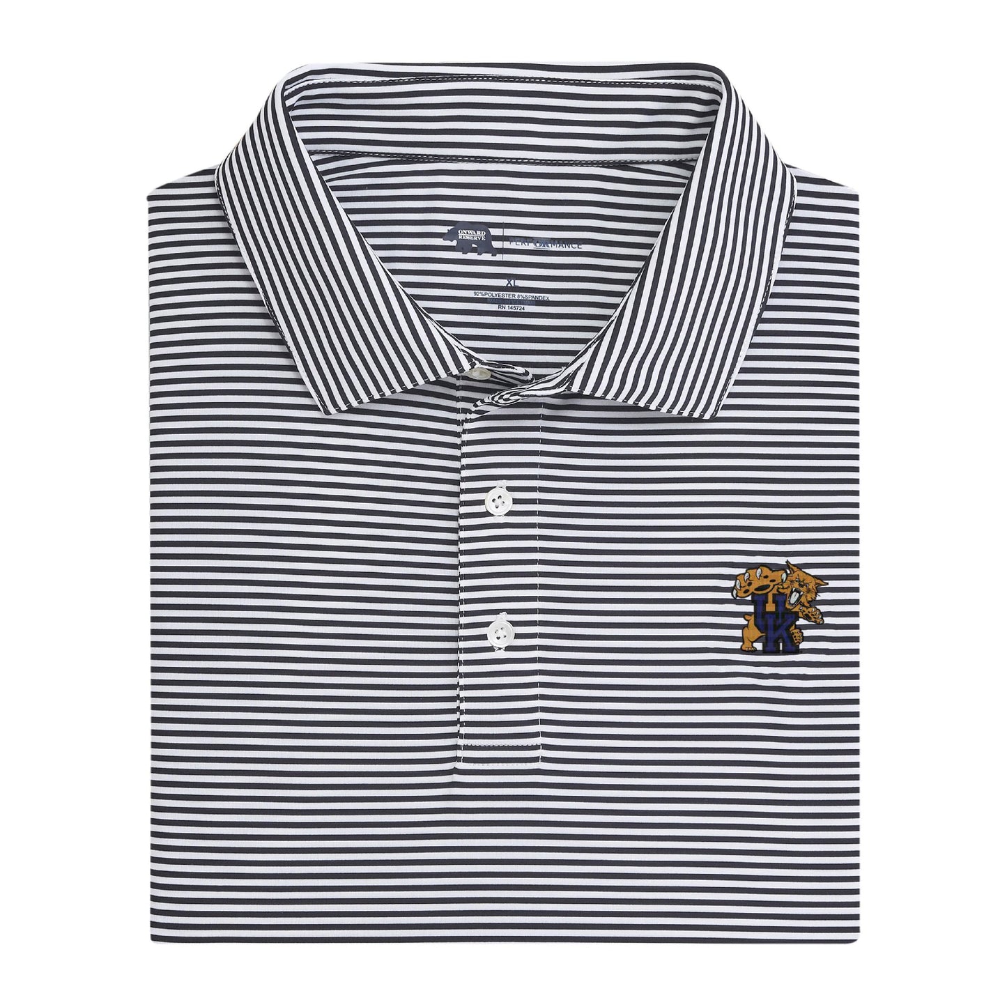 Onward Reserve Kentucky Wildcat Echo Stripe Performance Polo