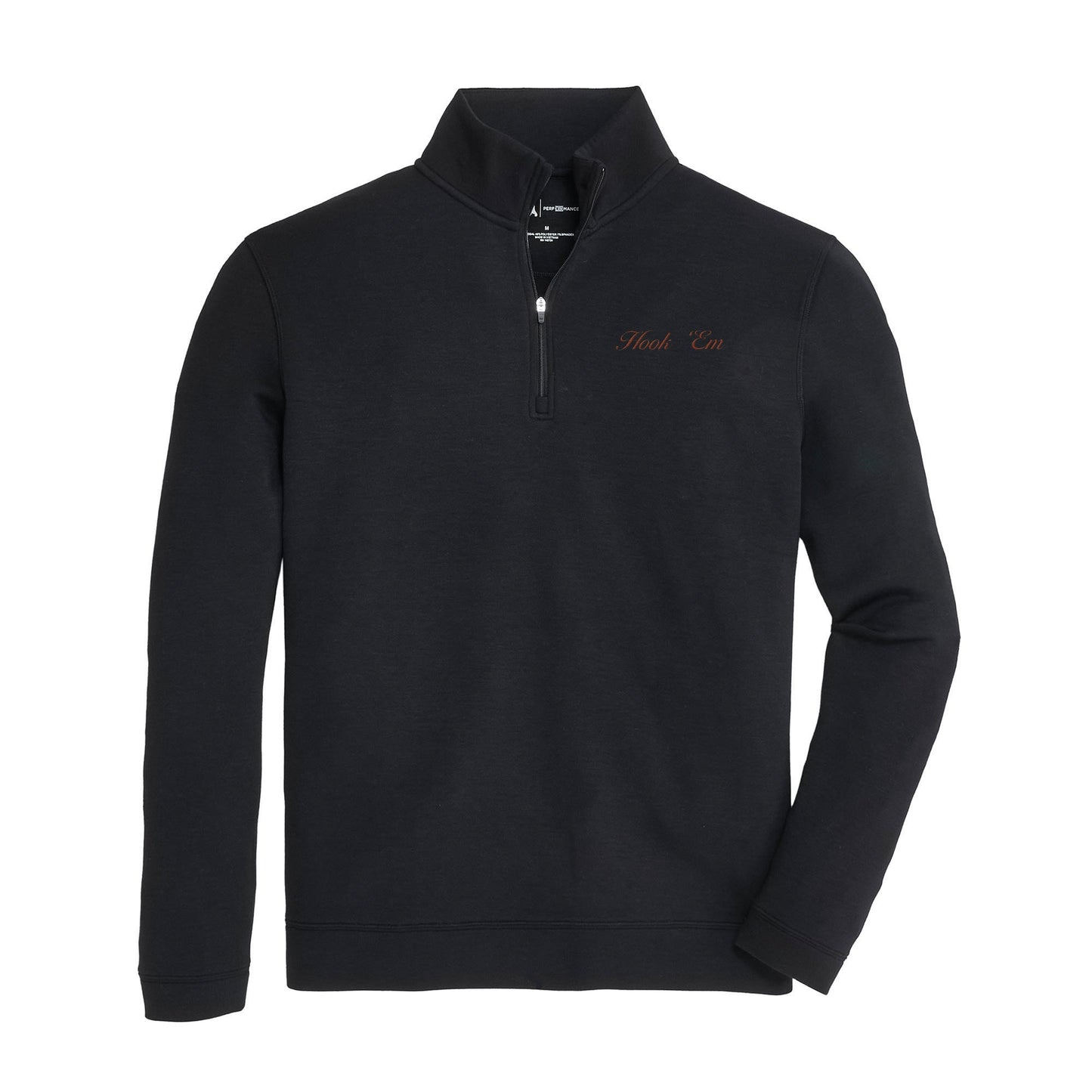 Onward Reserve Texas Hook 'Em Vintage Script Yeager Performance Pullover