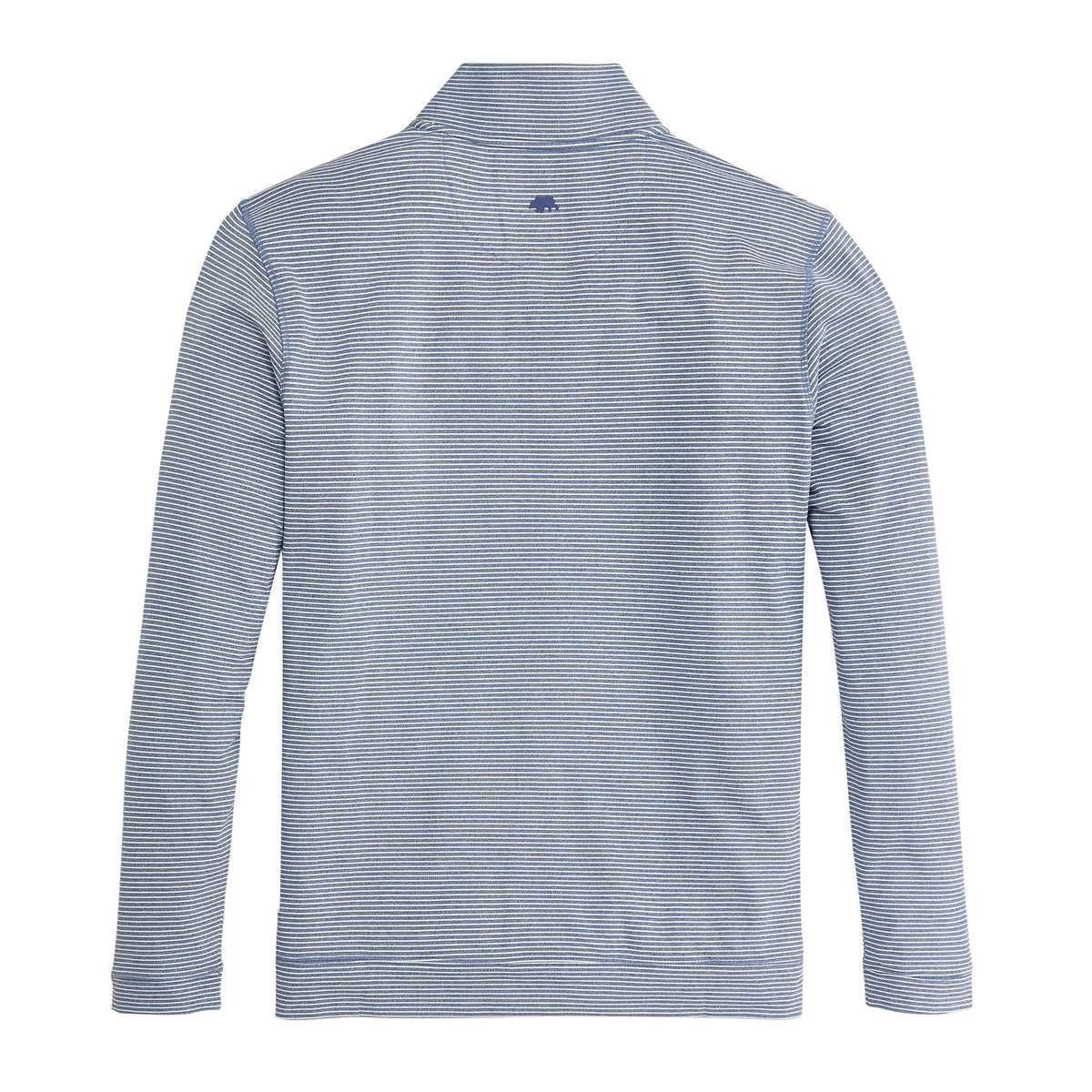 Onward Reserve Flow 1/4 Zip Stripe Pullover - Dark Denim