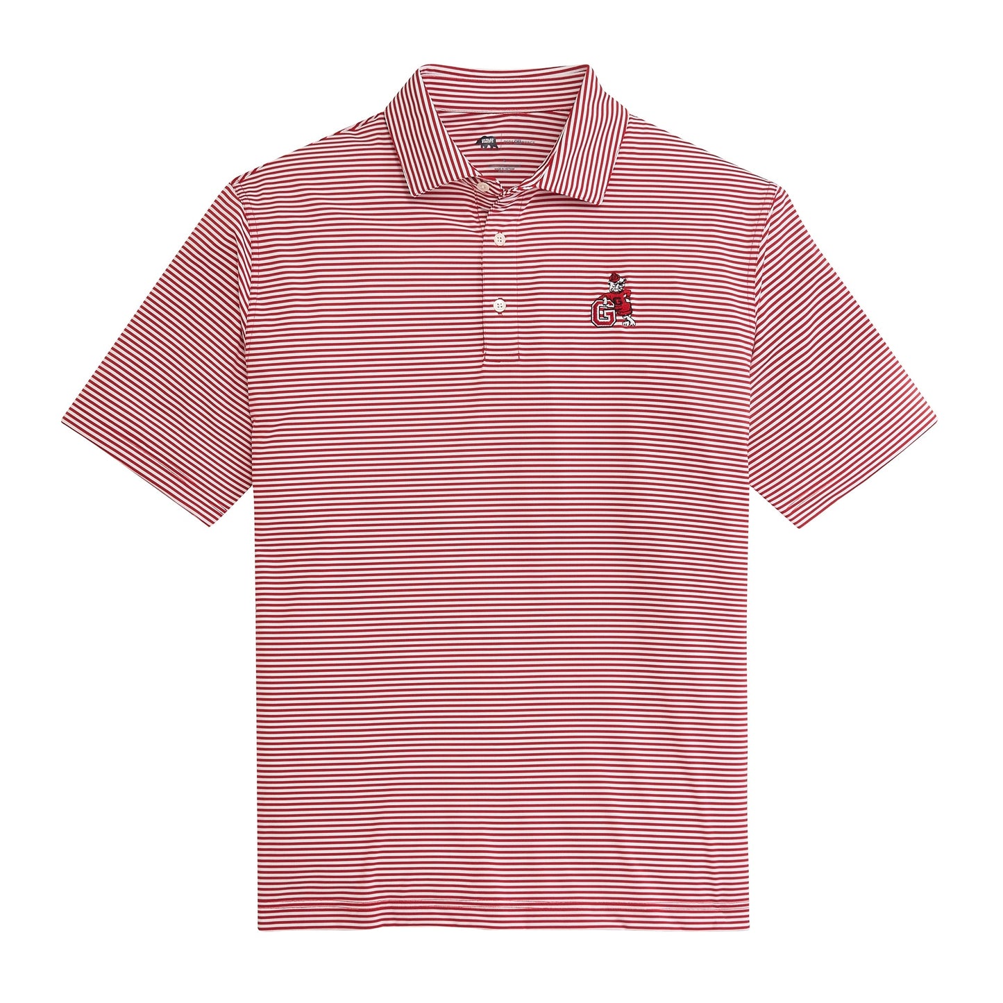 Onward Reserve UGA G Dog Echo Stripe Performance Polo - Red