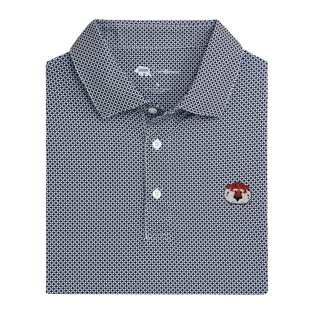 Onward Reserve Auburn Aubie Scope Printed Performance Polo