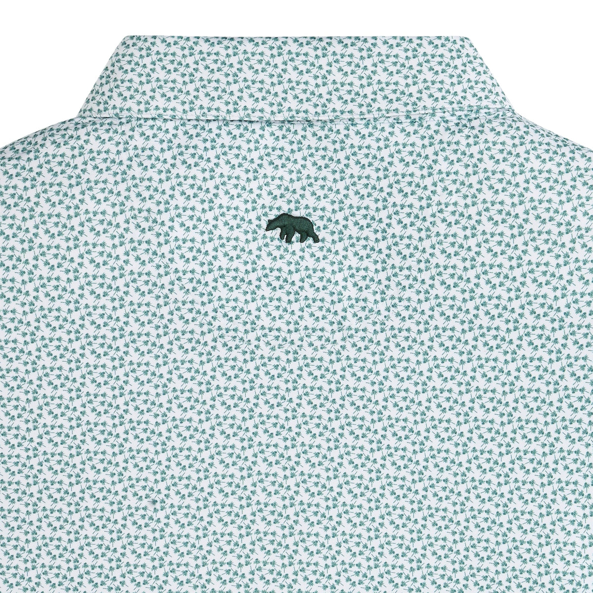 Onward Reserve Thistle Printed Performance Polo - Mallard Green