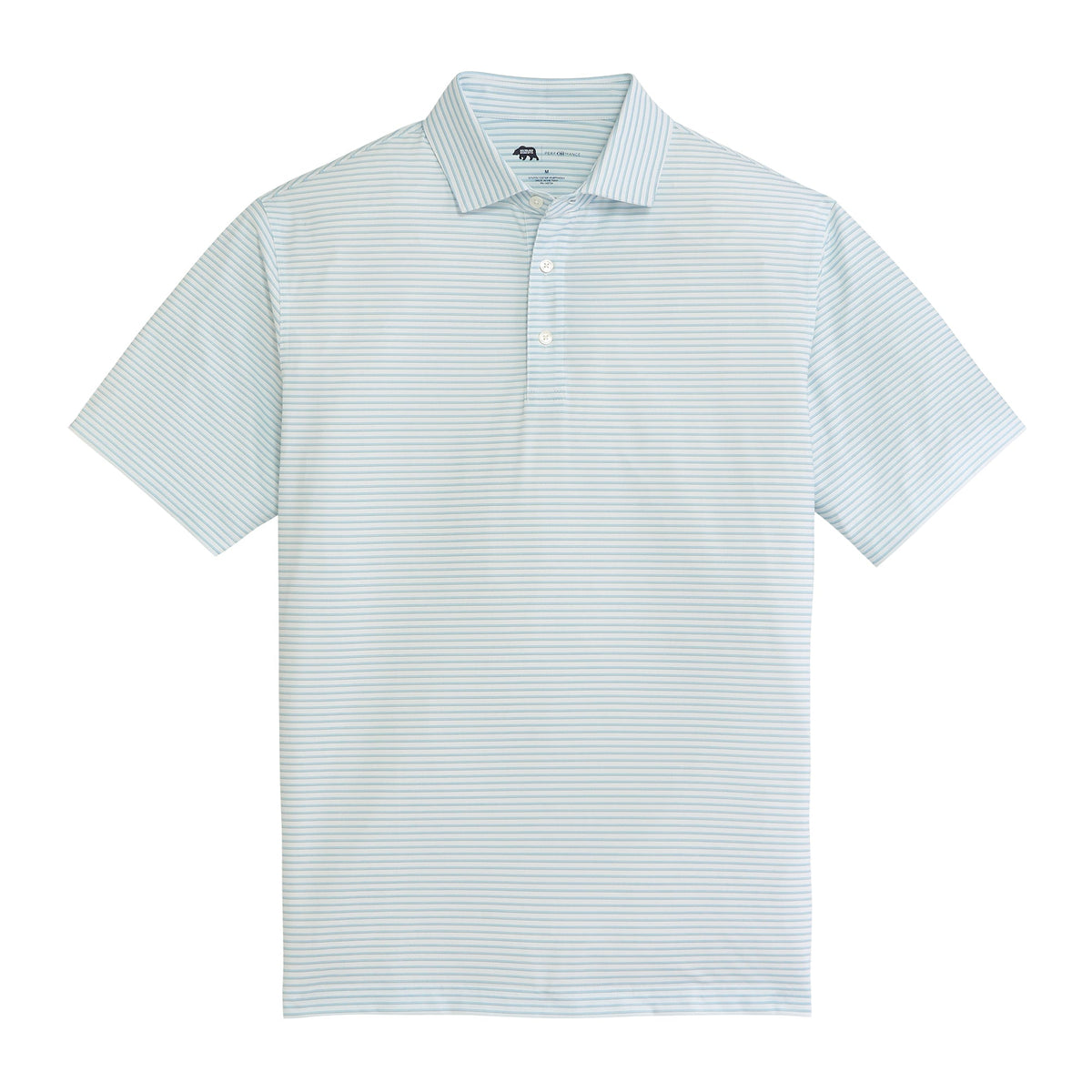 Onward Reserve Scout Stripe Performance Polo - Dutch Canal