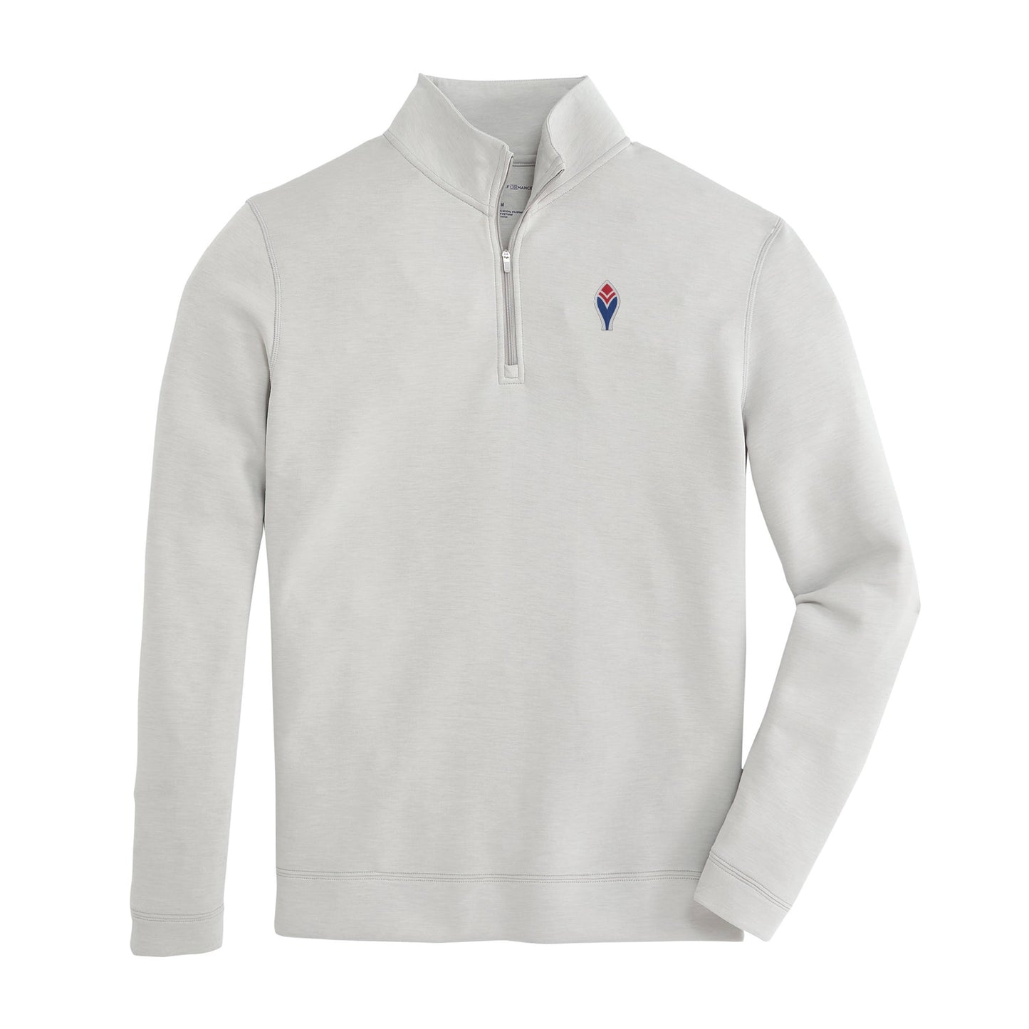 Onward Reserve Braves Cooperstown Feather Yeager Performance Pullover - Mirage Grey
