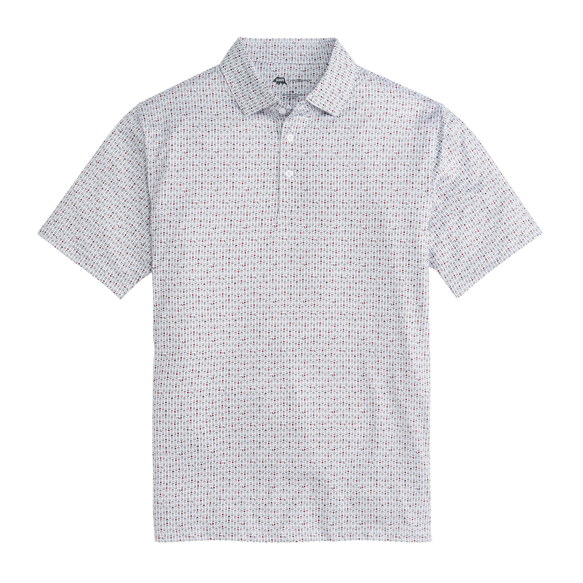 Onward Reserve Tailgate Games Printed Performance Polo - Red