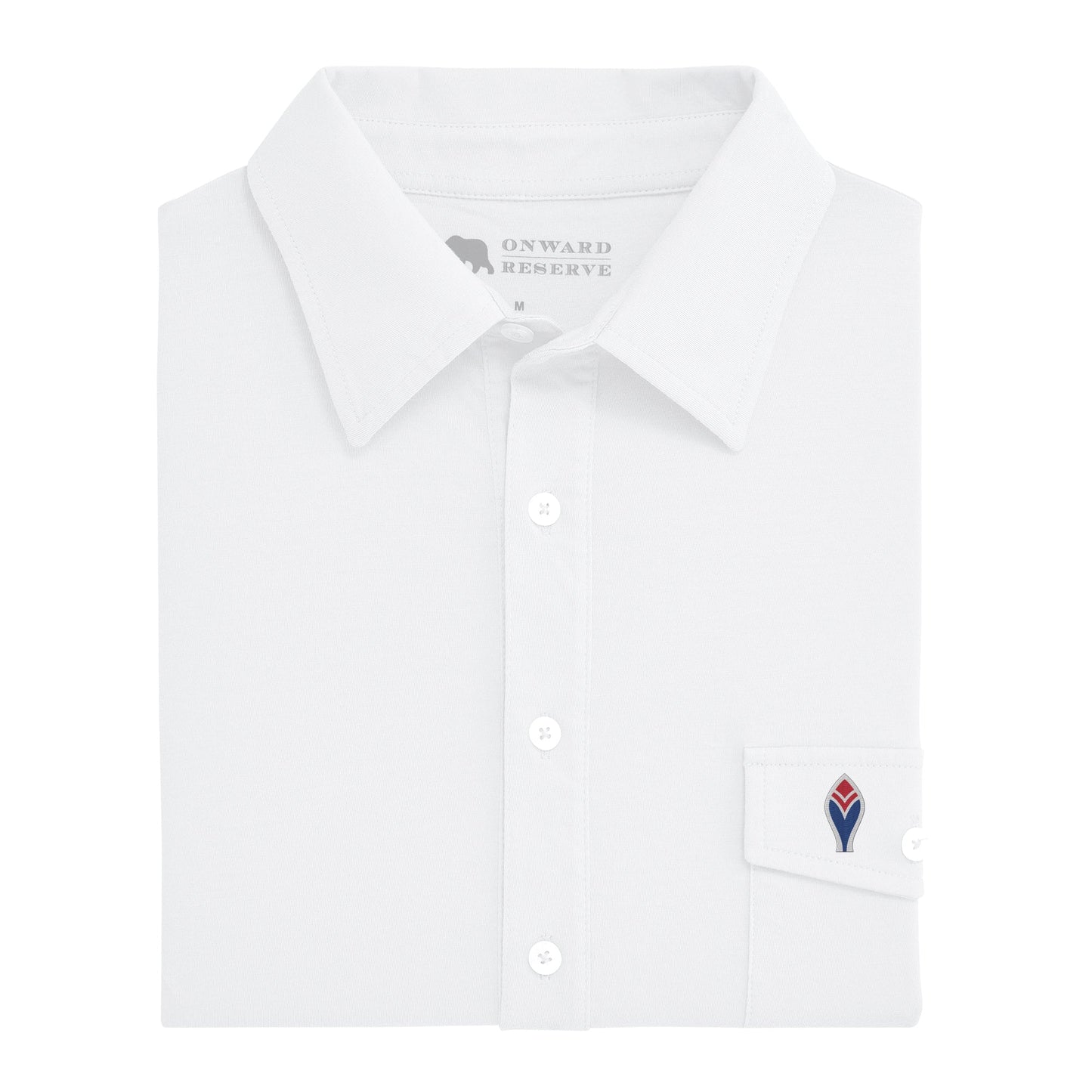 Onward Reserve Cooperstown Feather Old School Polo - White