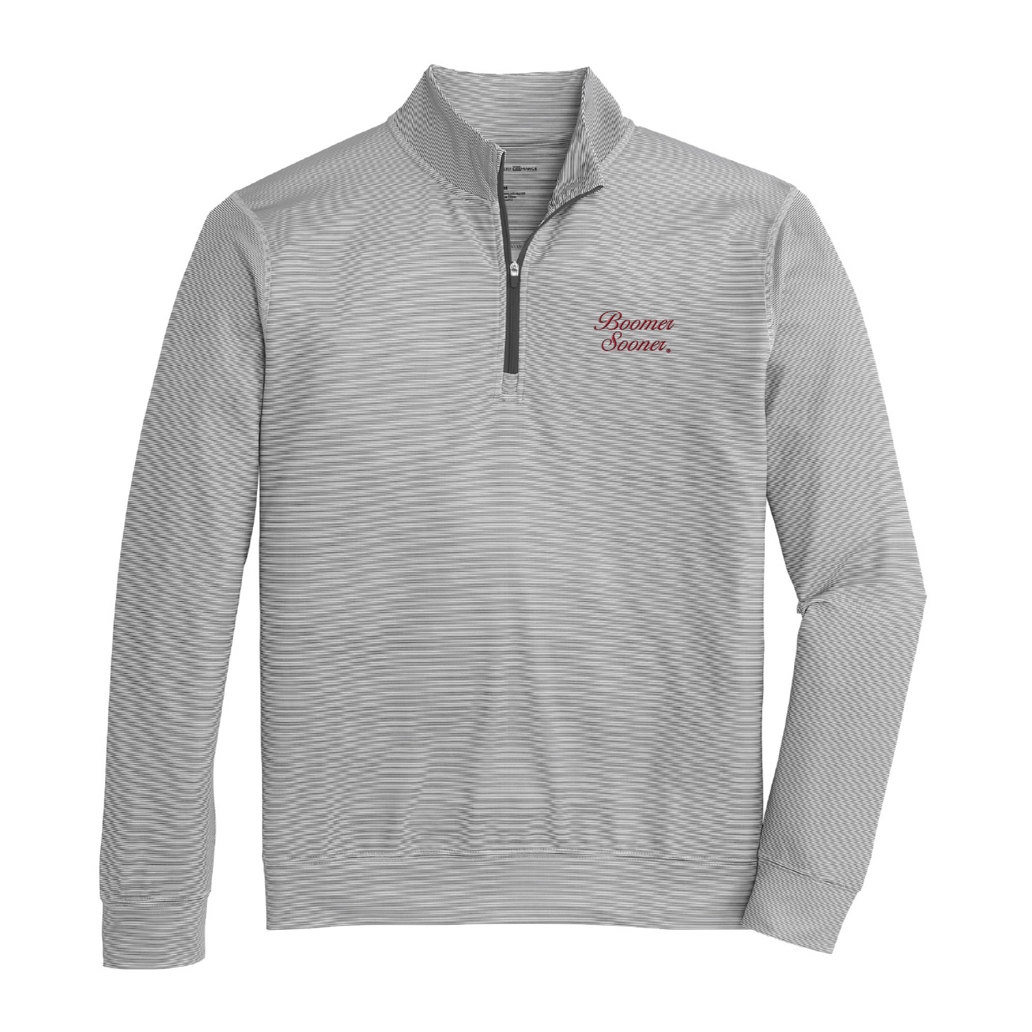 Onward Reserve Oklahoma Boomer Sooner Vintage Script Hairline Stripe Printed Performa