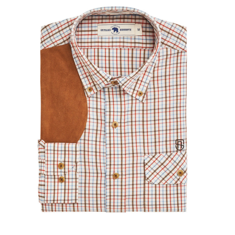 Onward Reserve St. Albans Glasgow Performance Twill Shooting Shirt - Hot Sauce