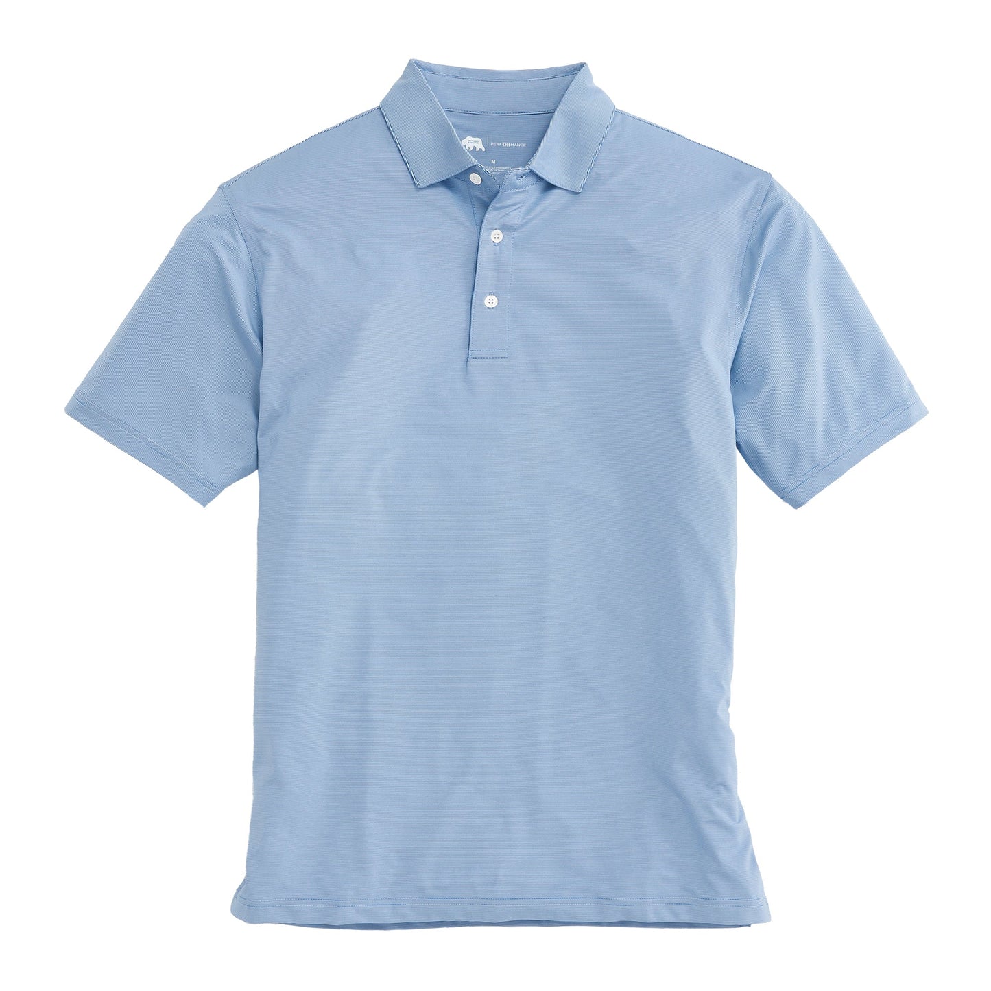 Onward Reserve Hairline Stripe Performance Polo - Sport Blue