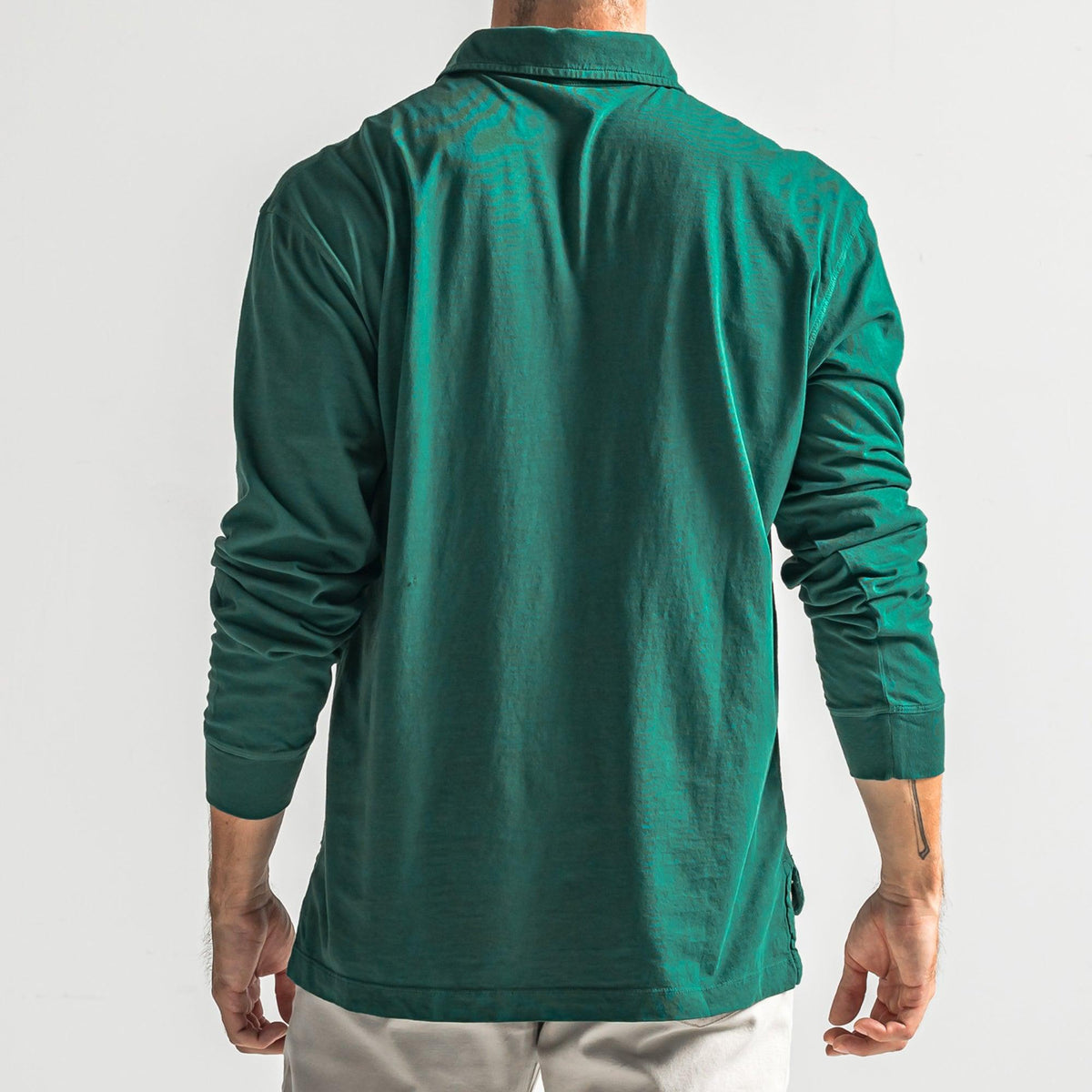 Onward Reserve Perry Long Sleeve Polo - Botanical Garden
