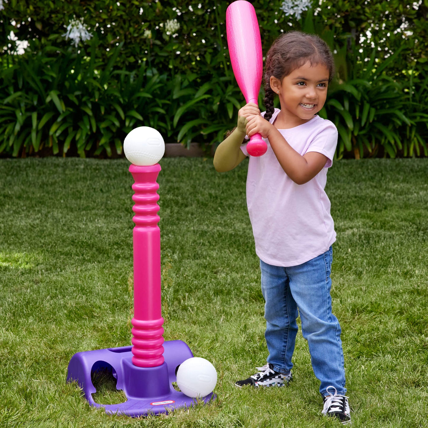 TotSports T-Ball set Pink/Purple | Little Tikes Online