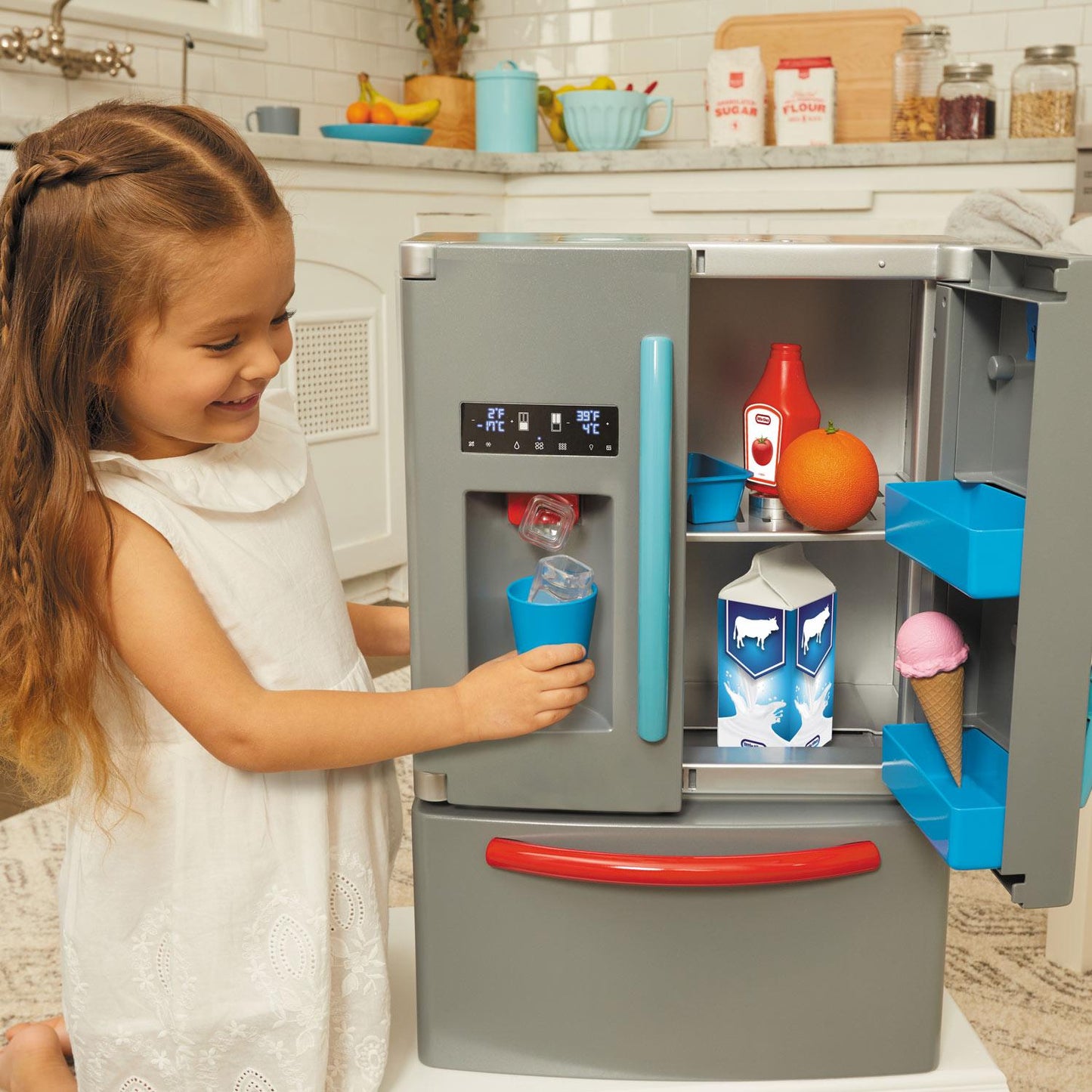 Little Tikes First Fridge – Realistic Pretend Play Refrigerator New
