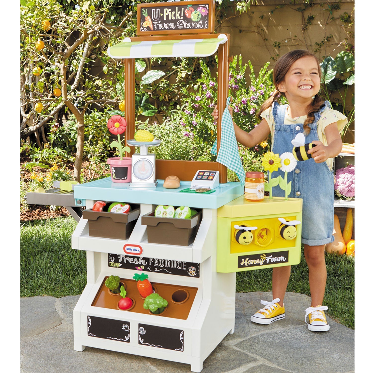 Little Tikes 3-in-1 Garden to Table Market Pretend Play Outlet