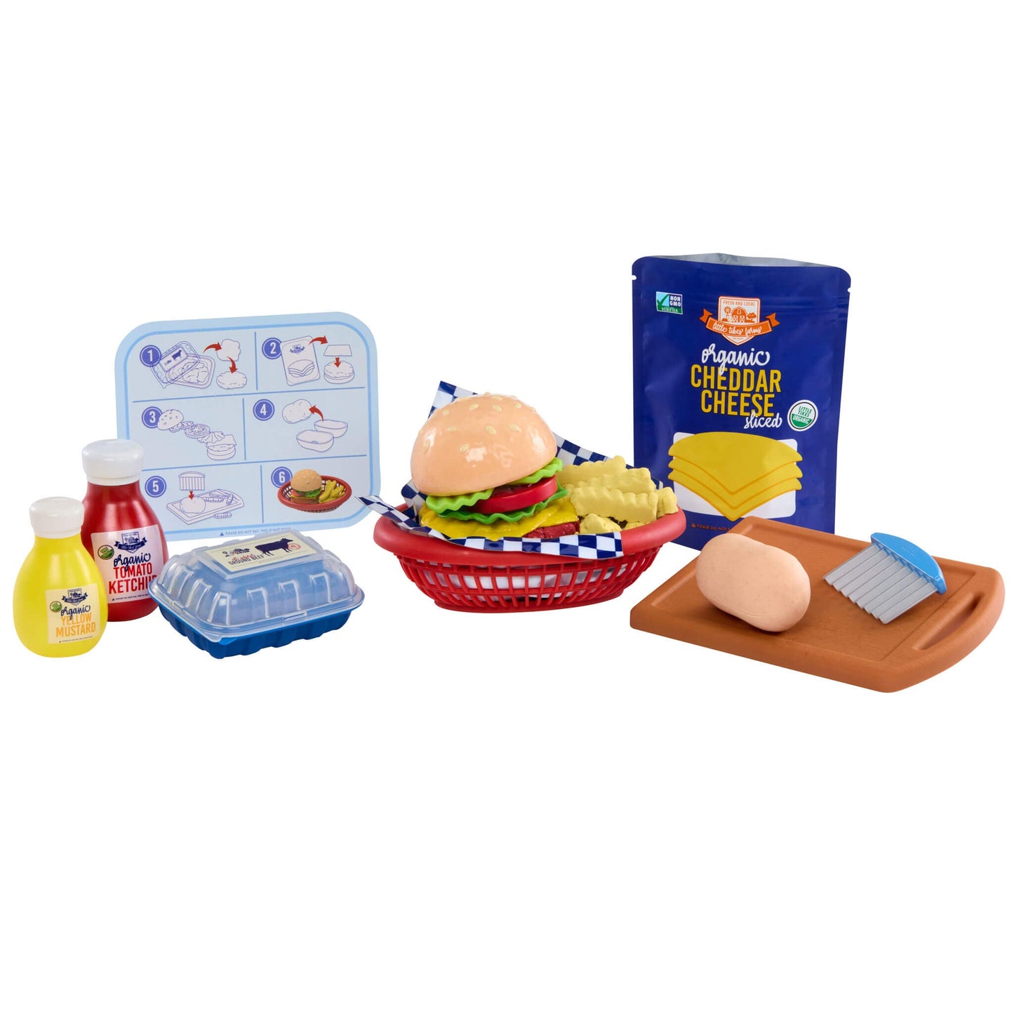 Little Tikes Creative Chefs Cheeseburger and Fries Kit Outlet
