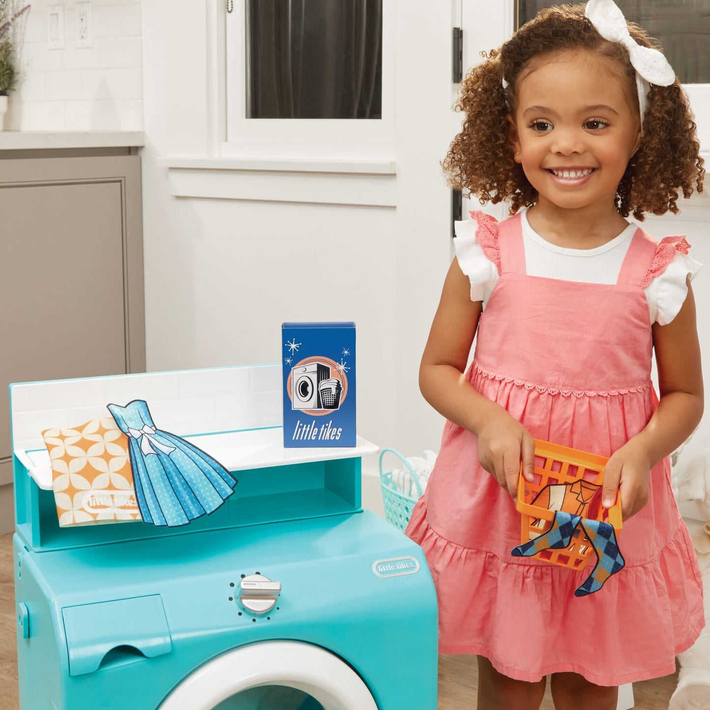 Little Tikes First Retro Washer-Dryer - Pretend Play Laundry Set New