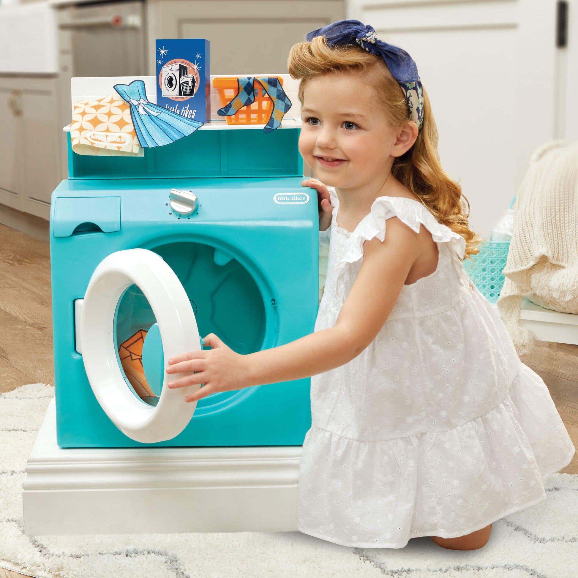 Little Tikes First Retro Washer-Dryer - Pretend Play Laundry Set New