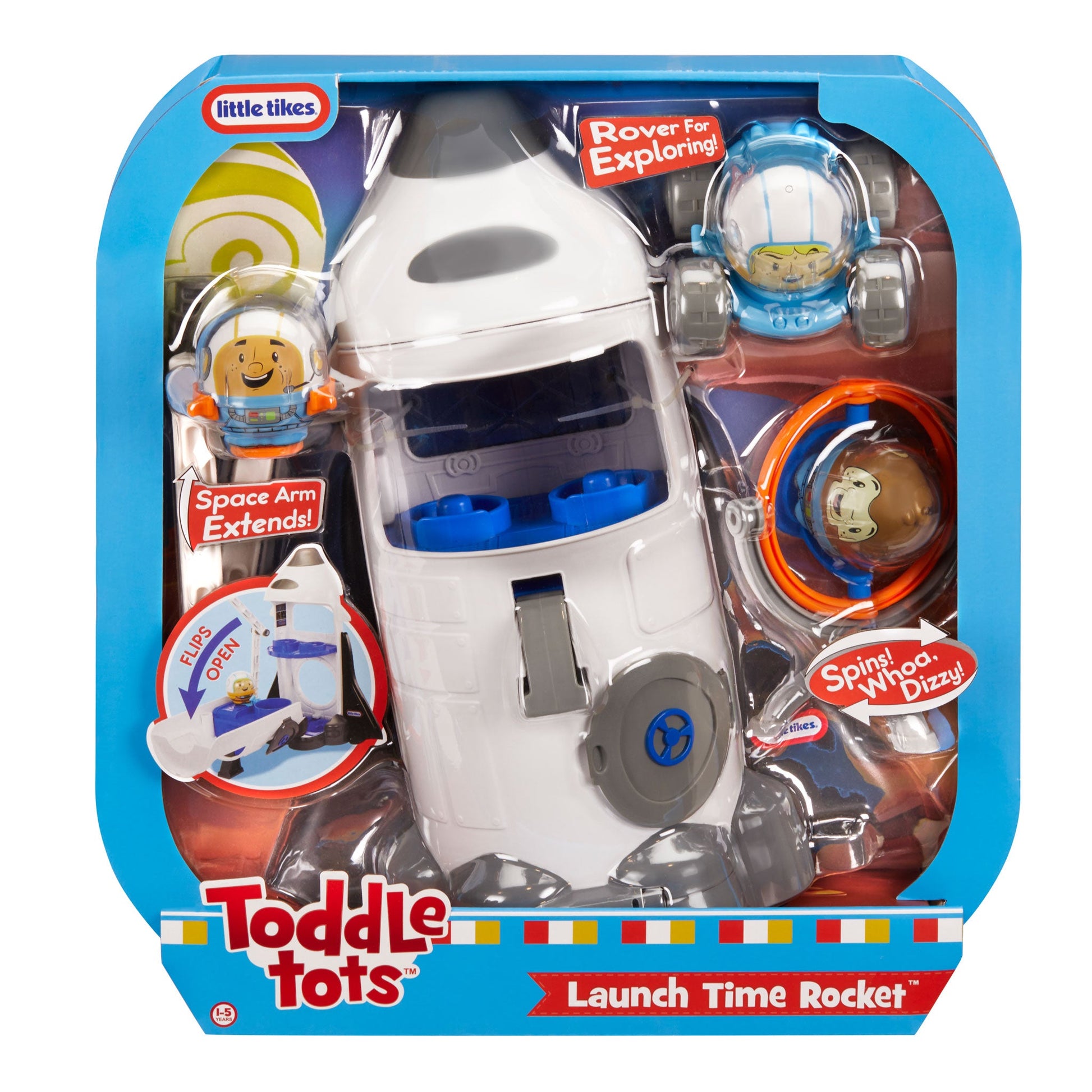 Toddle Tots Launch Time Rocket - Space Playset for Toddlers | Little Tikes Hot Style