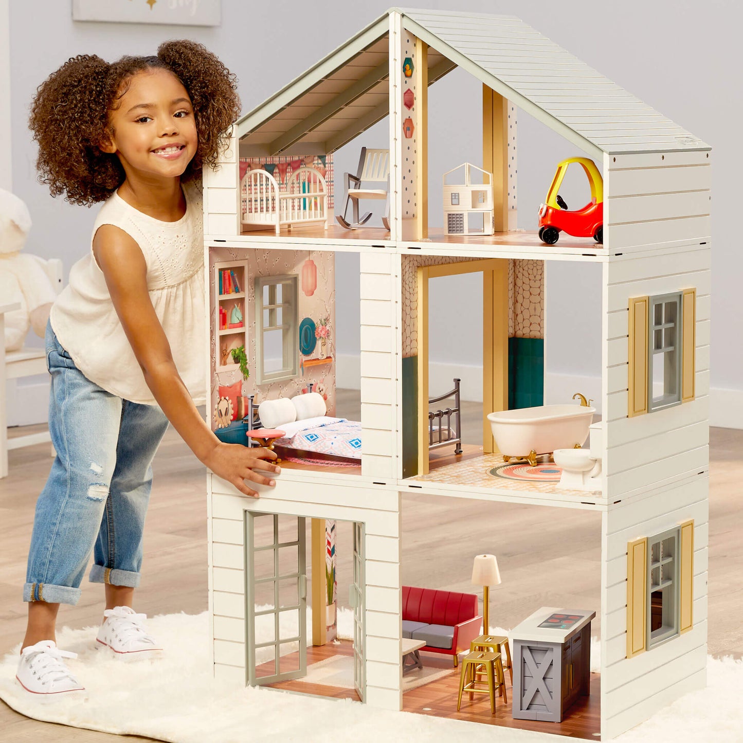 Little Tikes Stack 'n Style™ Wood Dollhouse | Little Tikes Online