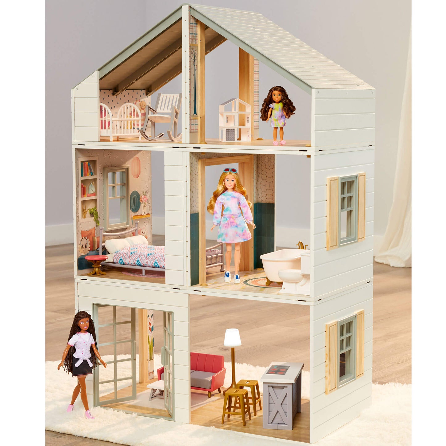 Little Tikes Stack 'n Style™ Wood Dollhouse | Little Tikes Online