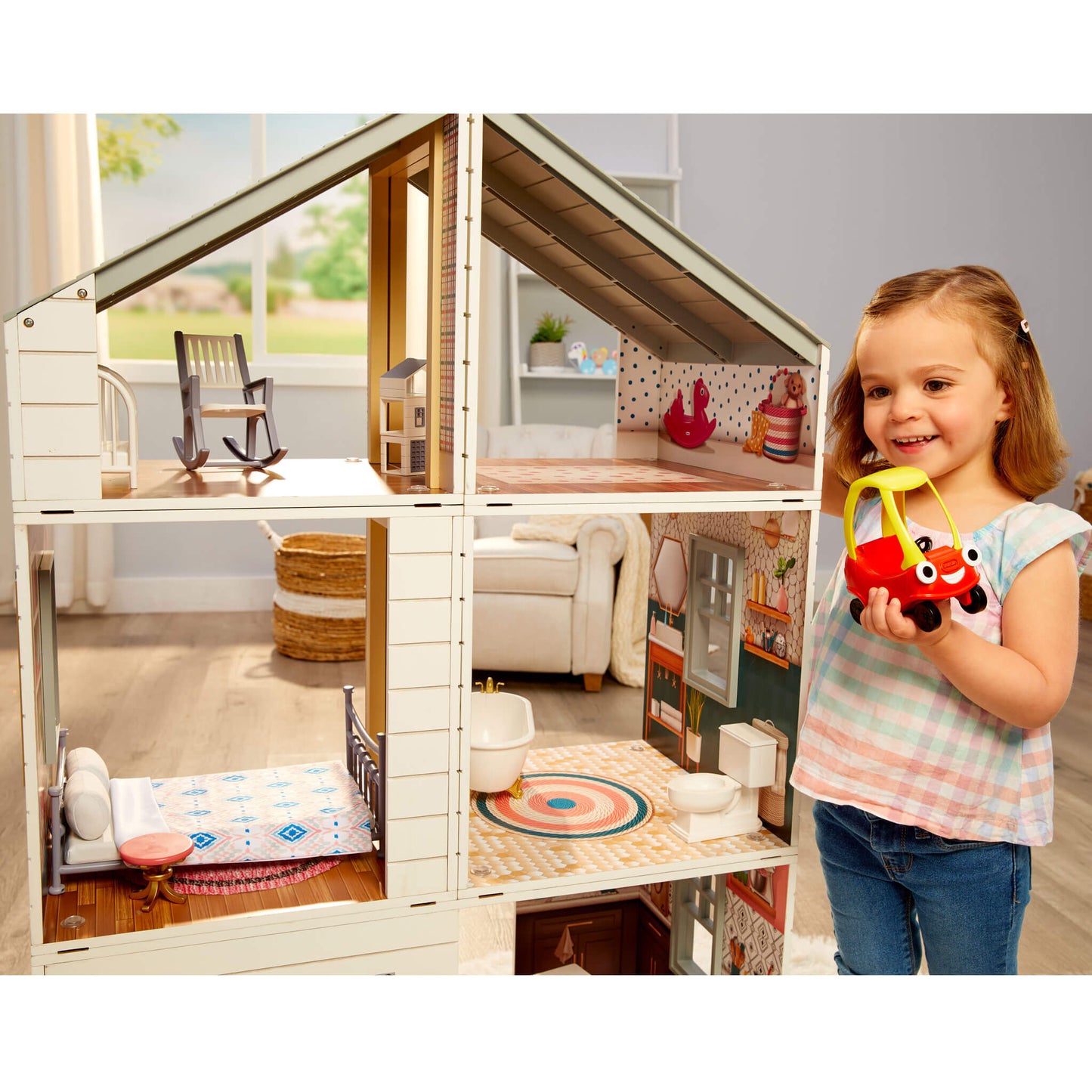 Little Tikes Stack 'n Style™ Wood Dollhouse | Little Tikes Online