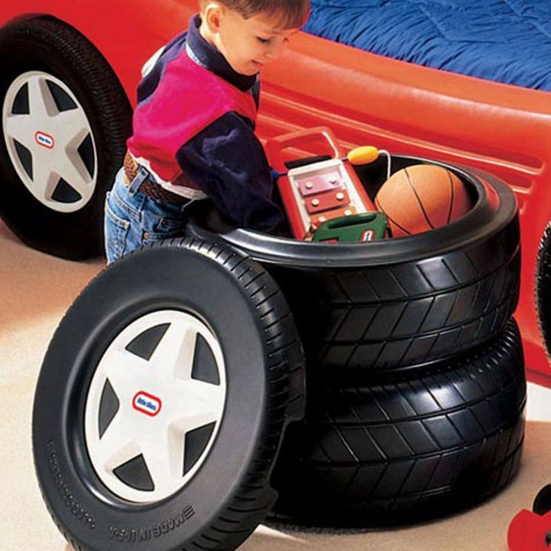 Little Tikes Classic Racing Tire Toy Chest Online