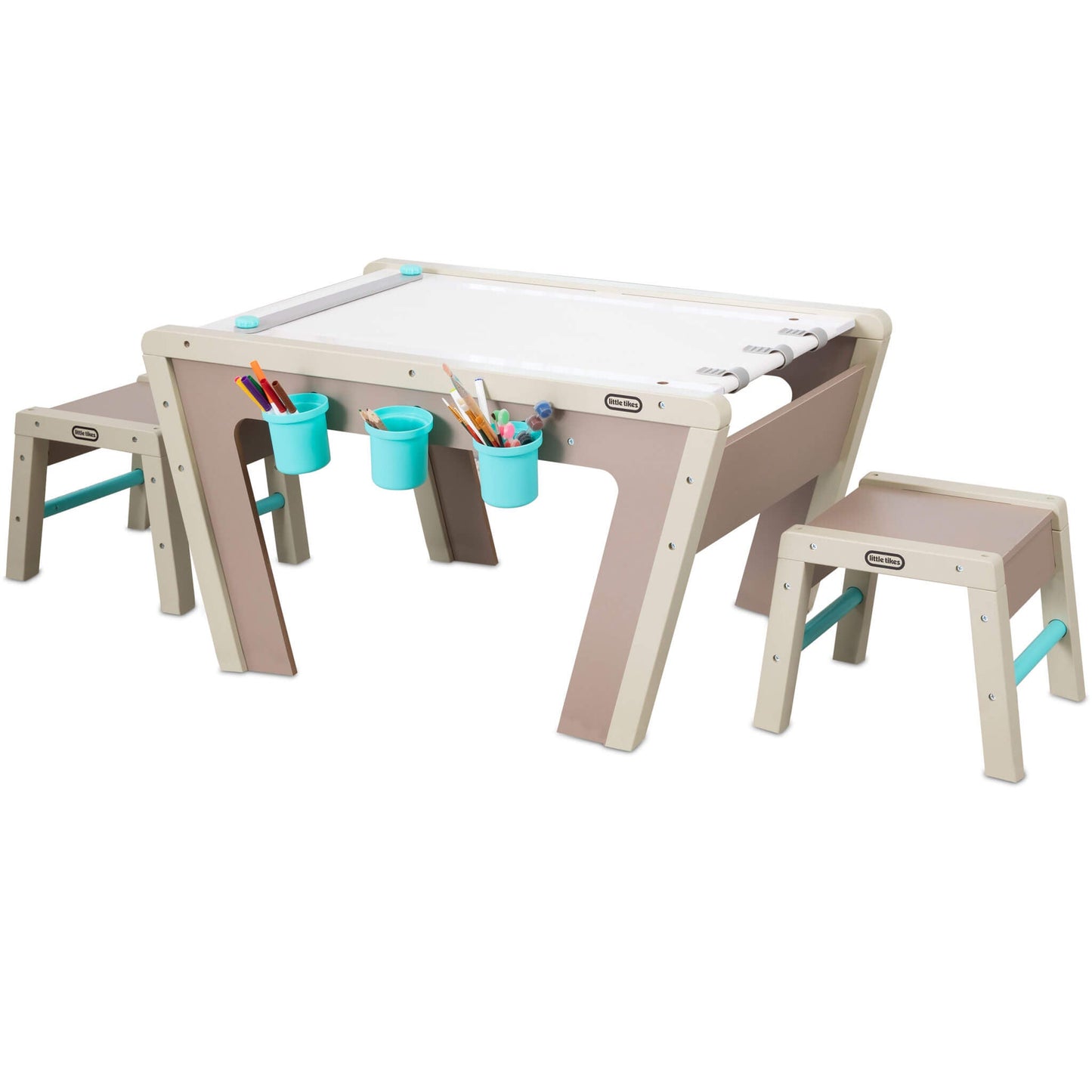 Little Tikes 2-in-1 Easel and Art Table – Kids' Wooden Art Station On Sale
