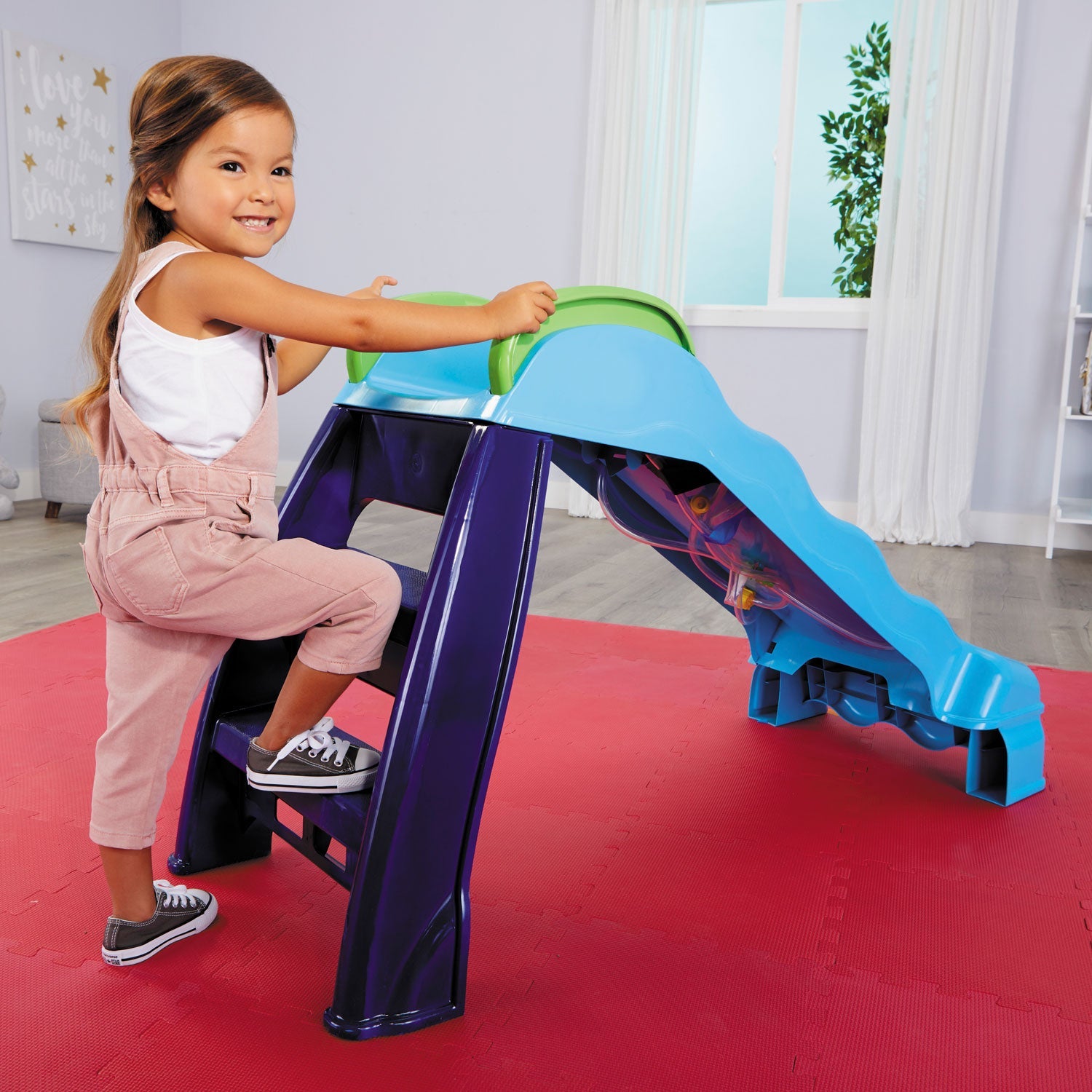Little Tikes 2-in-1 Indoor-Outdoor Slide For Toddlers Hot Style