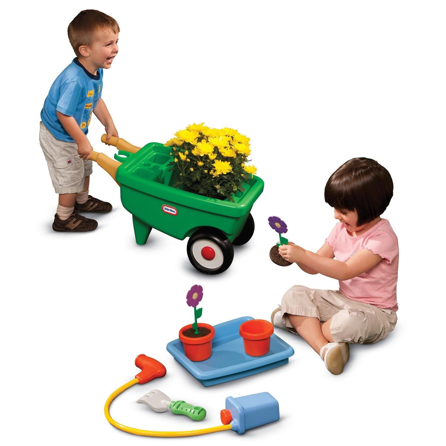 Little Tikes 2-in-1 Garden Cart & Wheelbarrow Toy On Sale