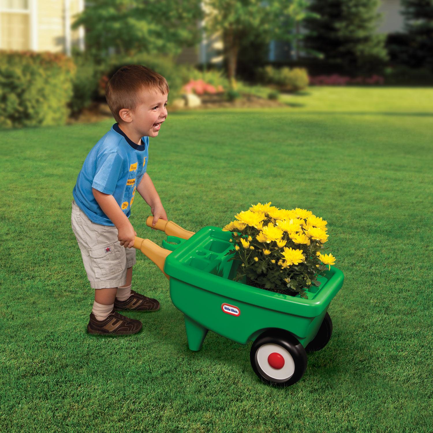 Little Tikes 2-in-1 Garden Cart & Wheelbarrow Toy On Sale