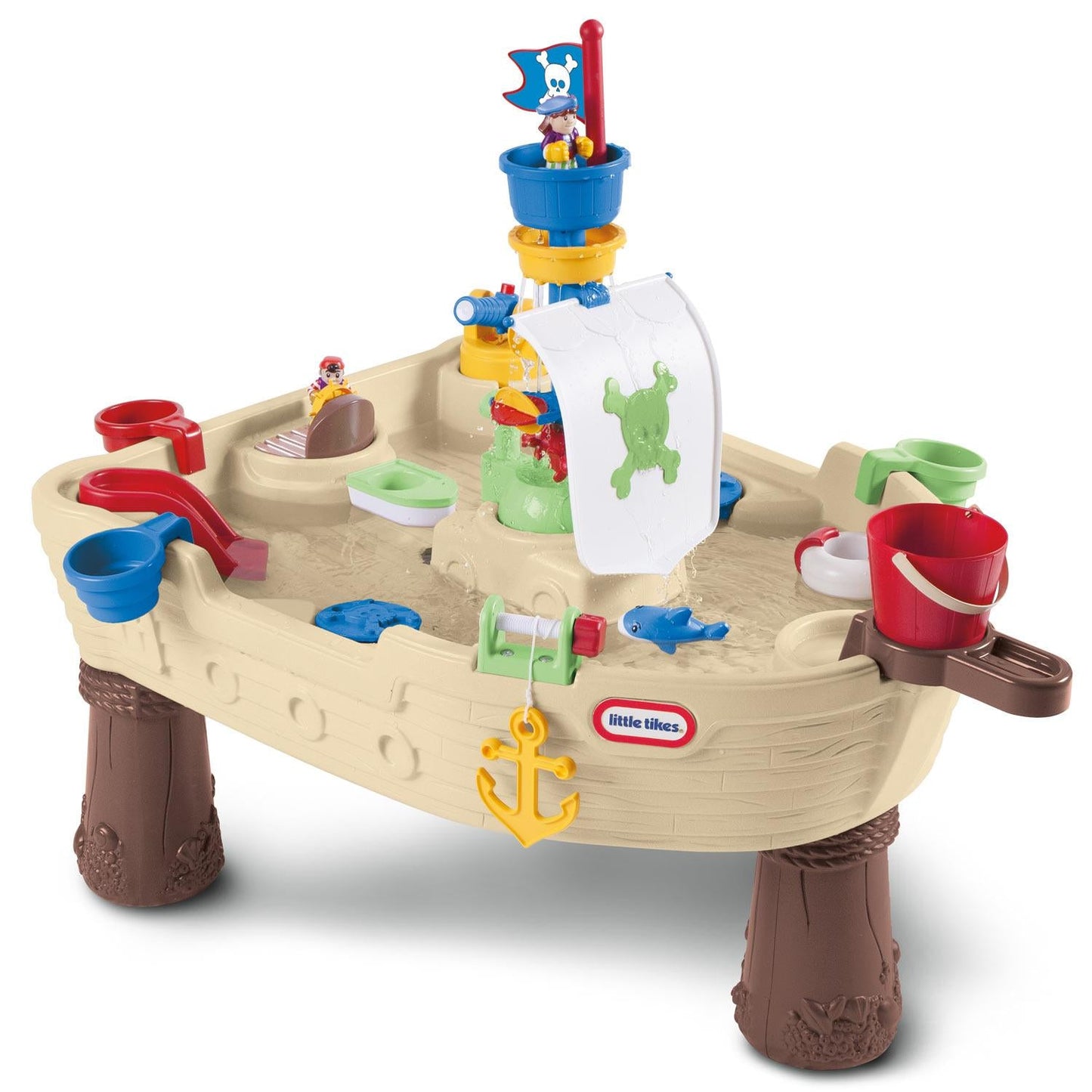 Anchors Away Pirate Ship Water Table | Little Tikes Outdoor Toy Online
