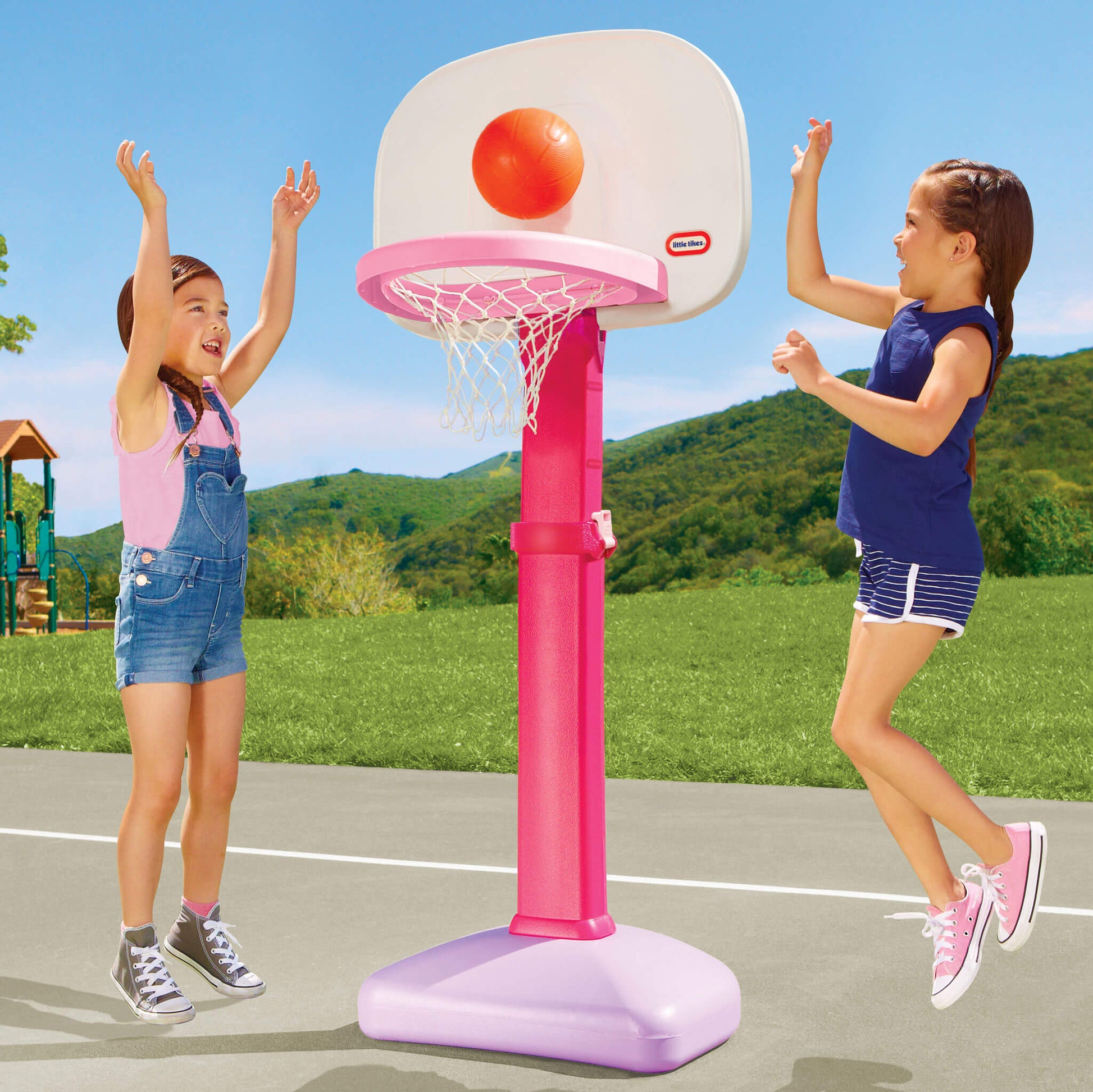 Little Tikes TotSports Easy Score Basketball Set- Pink New