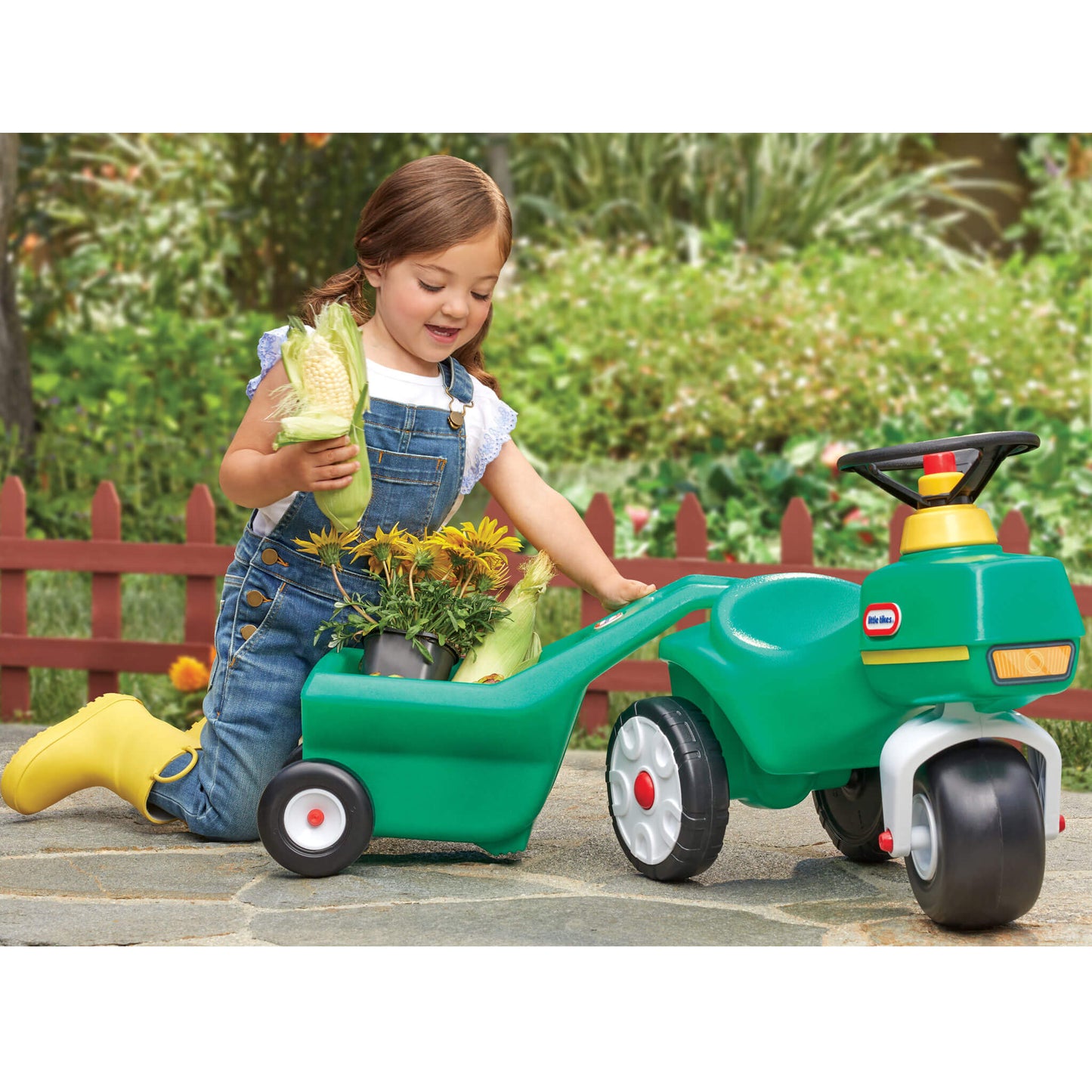 Little Tikes Tractor & Cart – Foot-to-Floor Toddler Ride-On On Sale