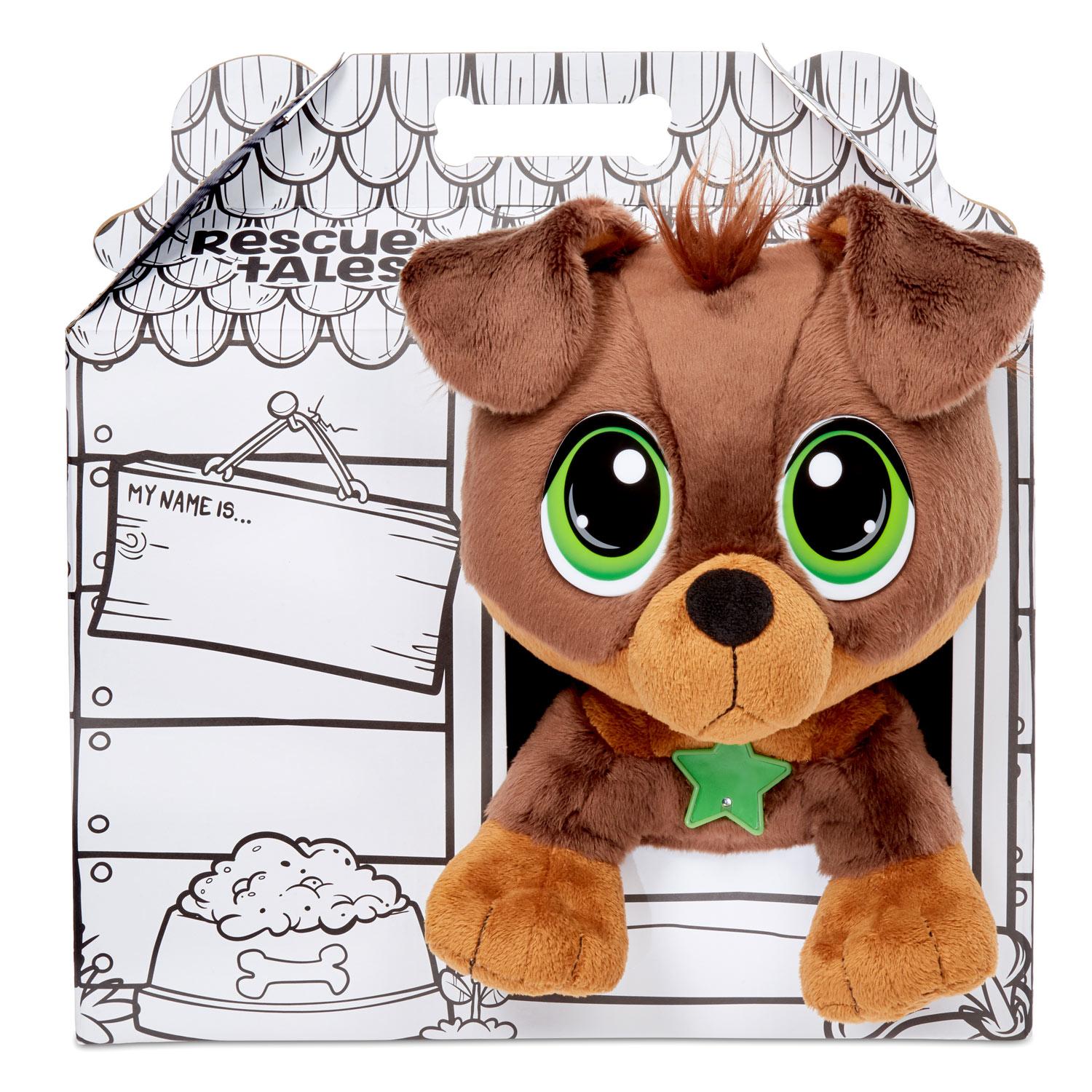 Rescue Tales Interactive Rottweiler Plush Toy | Adoptable Pet with Sounds & Movement On Sale