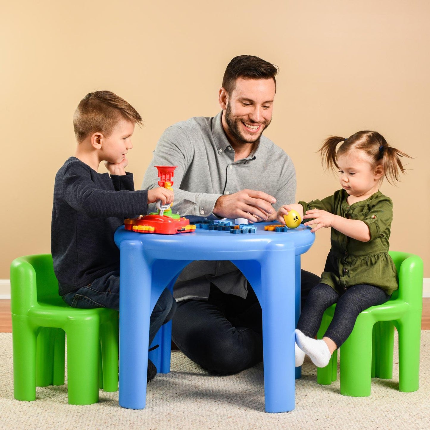 Little Tikes Bold 'n Bright Table & Chairs New