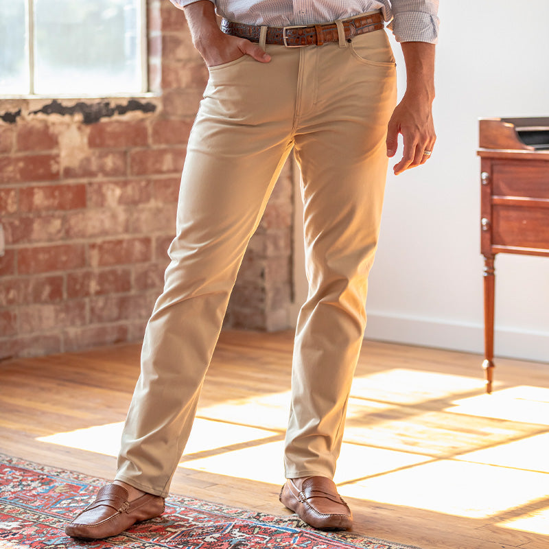 Onward Reserve Classic Five Pocket Pant - Tan