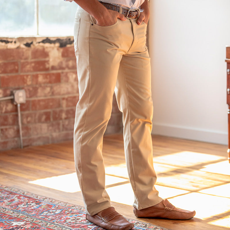 Onward Reserve Classic Five Pocket Pant - Tan
