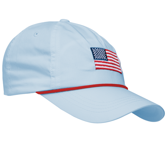 Onward Reserve American Flag Rope Hat - Lake Blue Hat/Red Rope