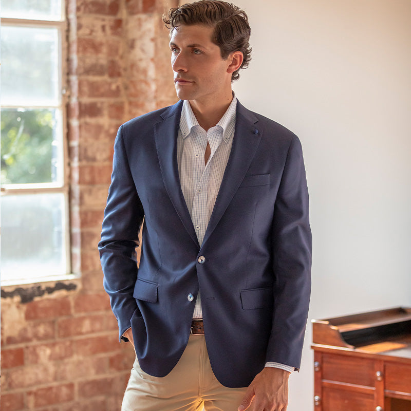 Onward Reserve Year Round Classic Sport Coat - True Navy