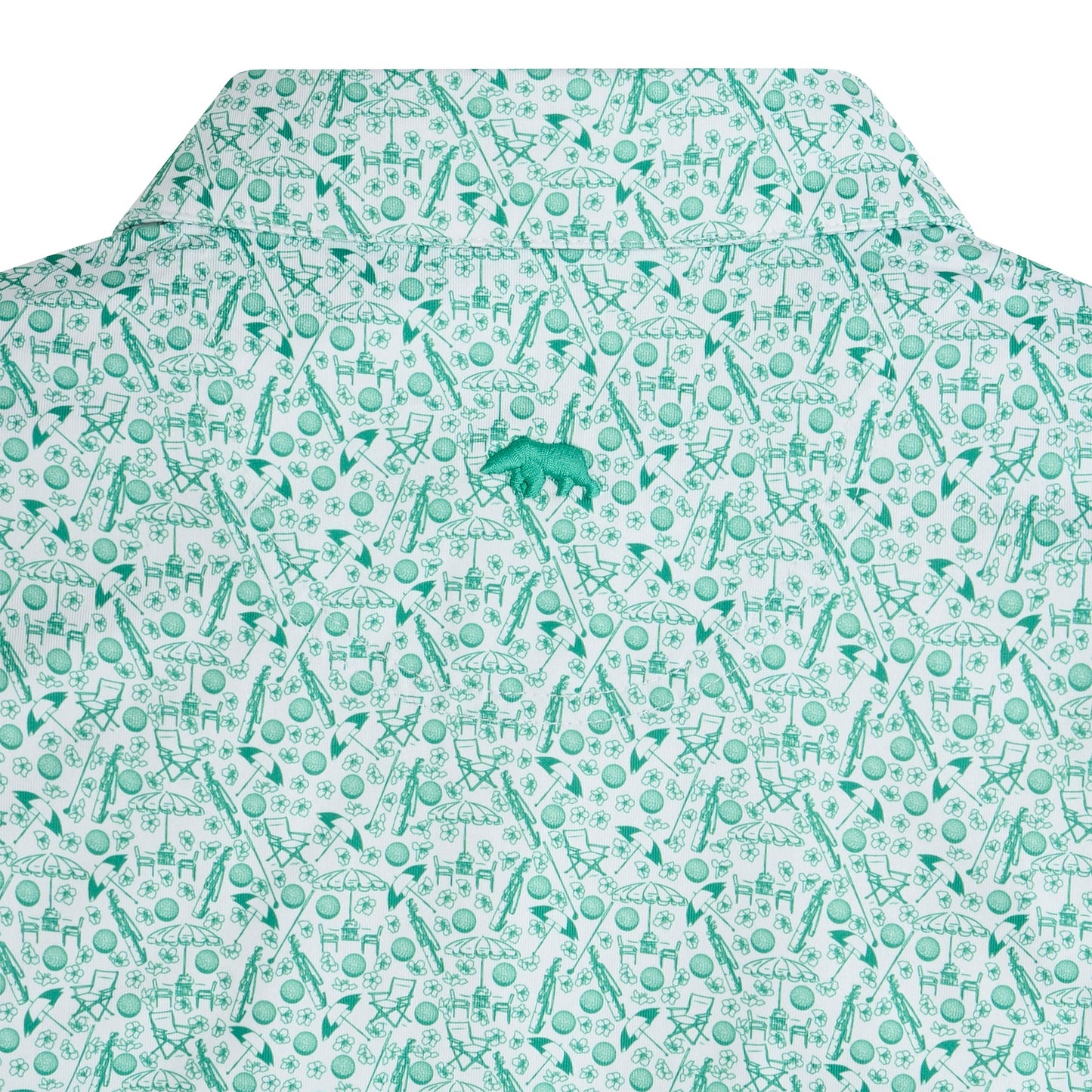 Onward Reserve Waffle House Golf Legend Printed Performance Polo - White